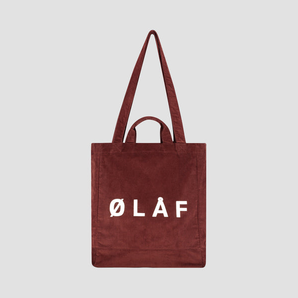 Corduroy Tote Bag - Rum Raisin
