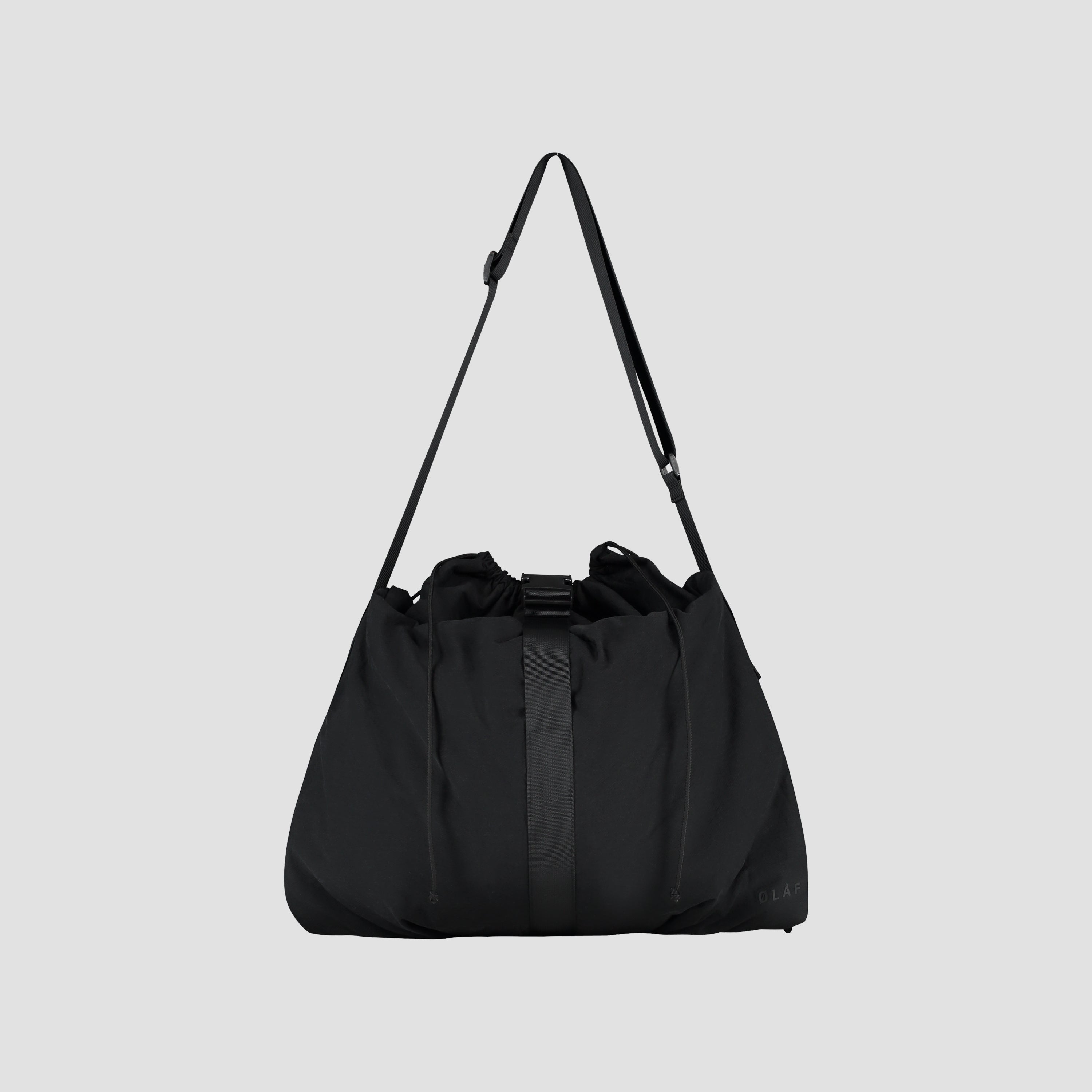 Technical Twill Crossbody Bag - Charcoal
