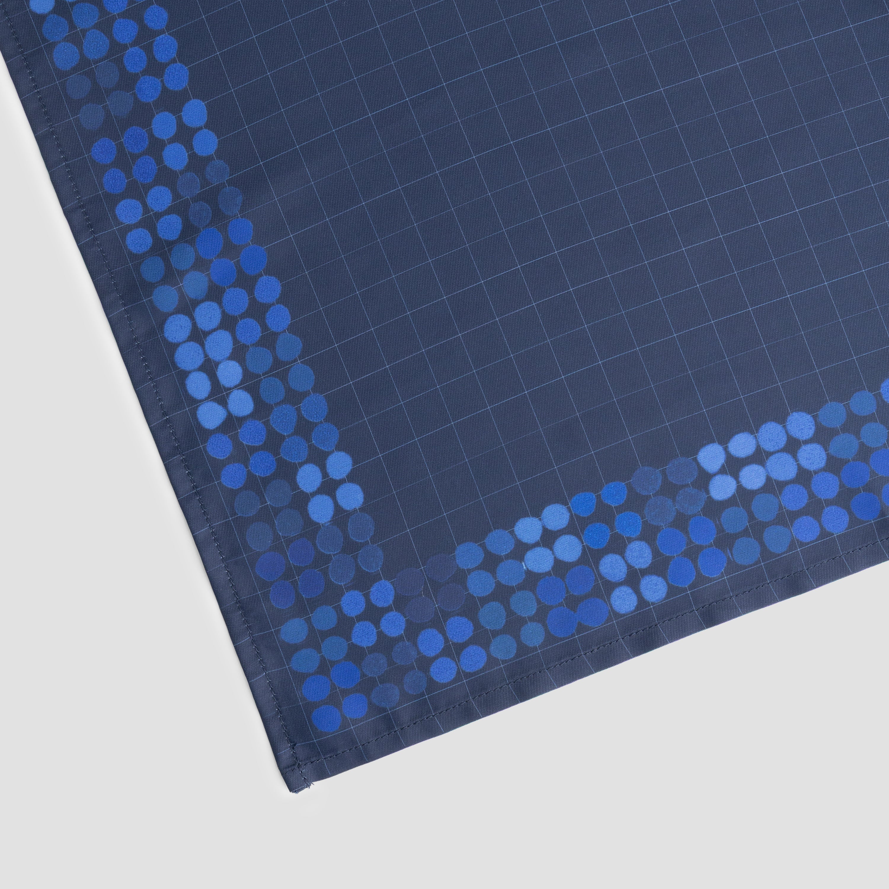 Dotted Monogram Large Bandana - Navy