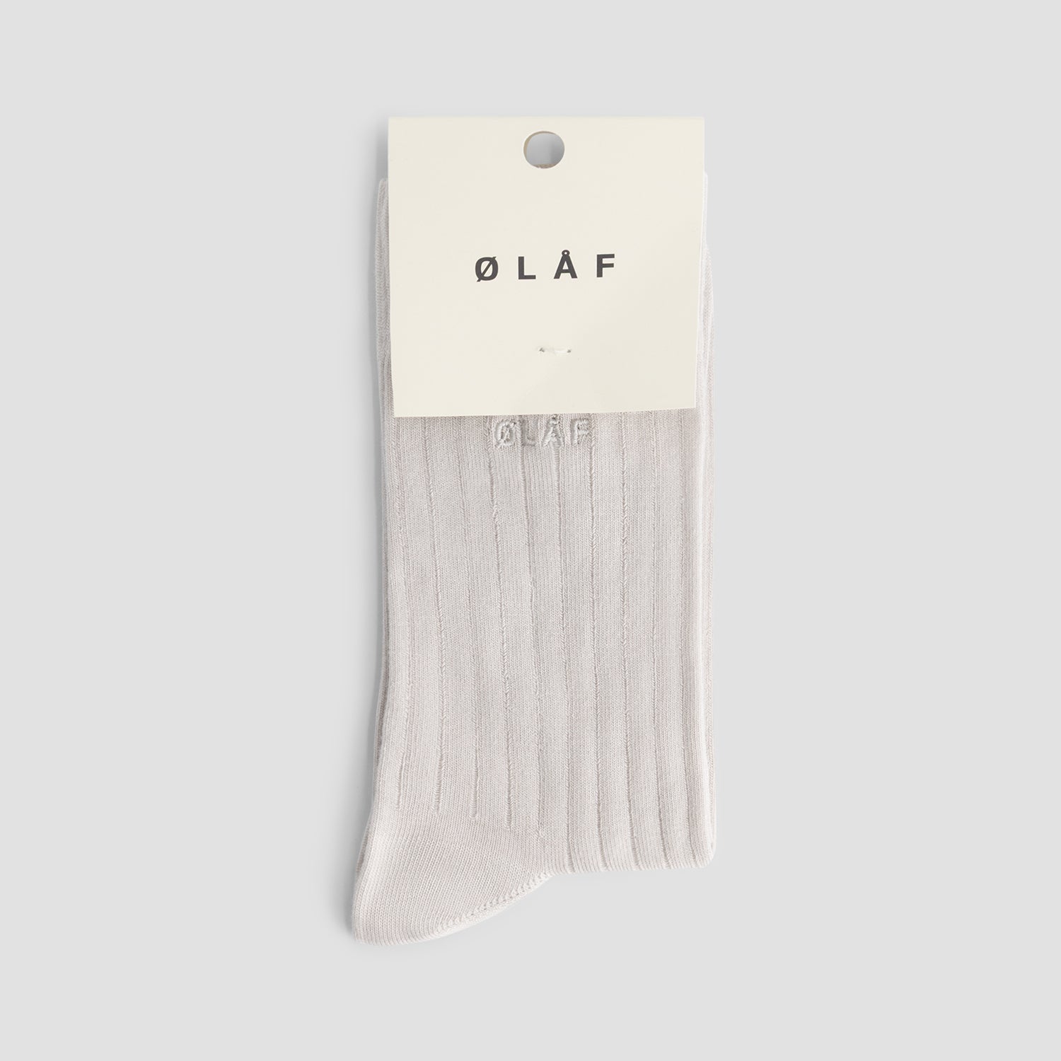Cotton Bamboo Blend Socks - Cement