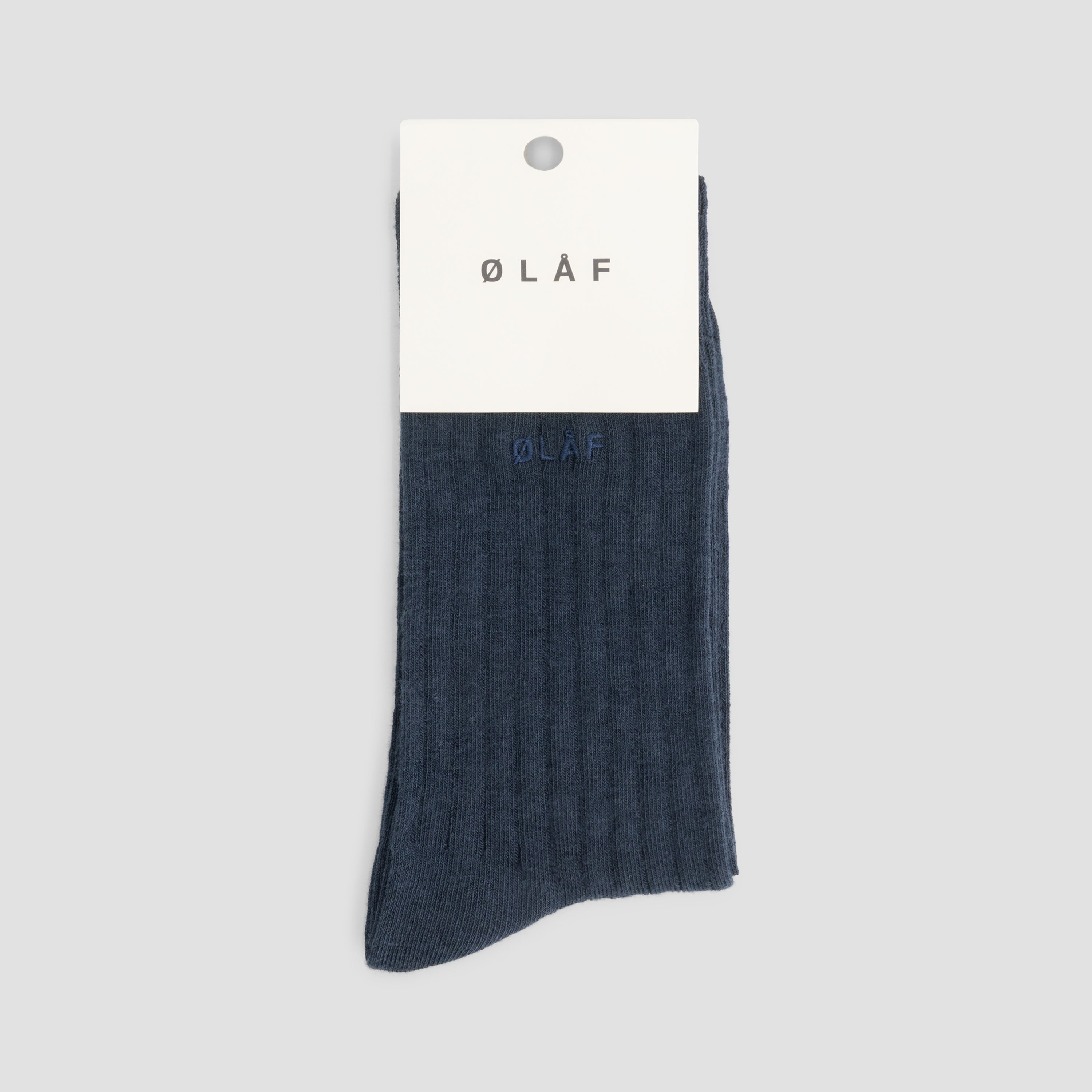 Cotton Bamboo Blend Socks - Navy