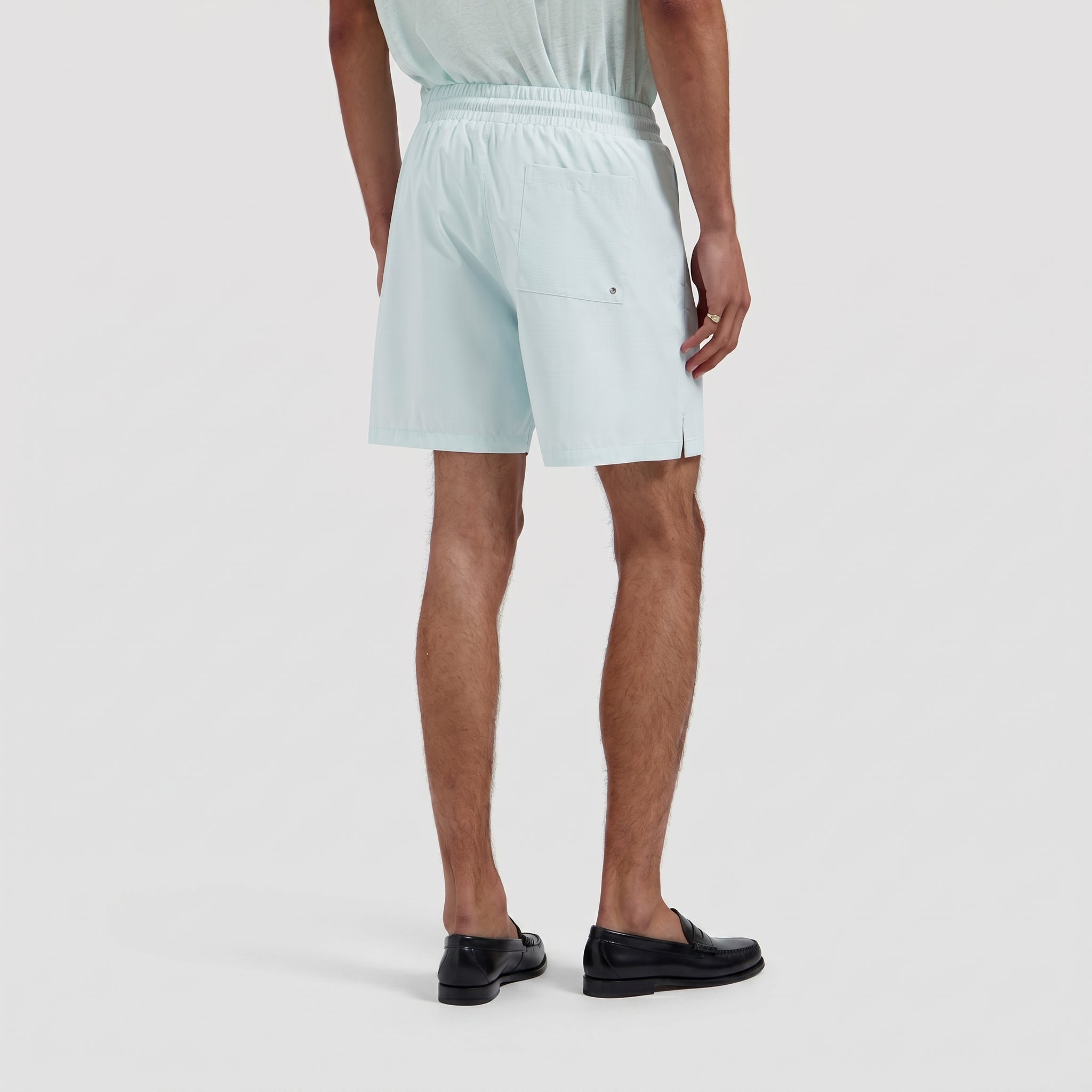 Texture Regular Swim Shorts - Salt Air