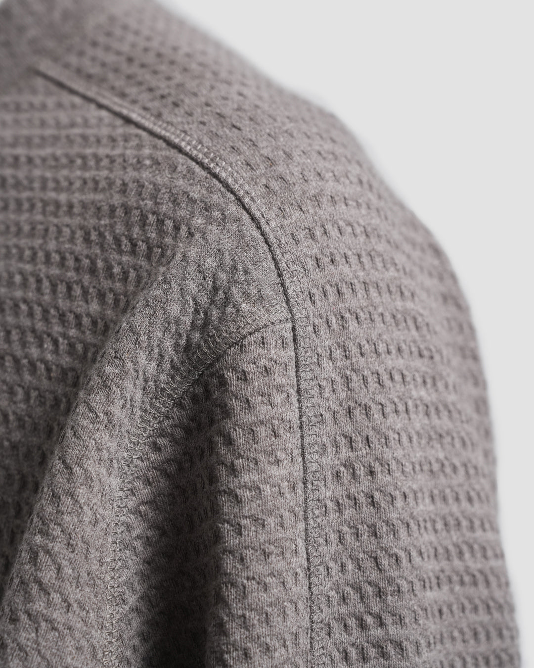 10 Year Textured Crewneck - Greige