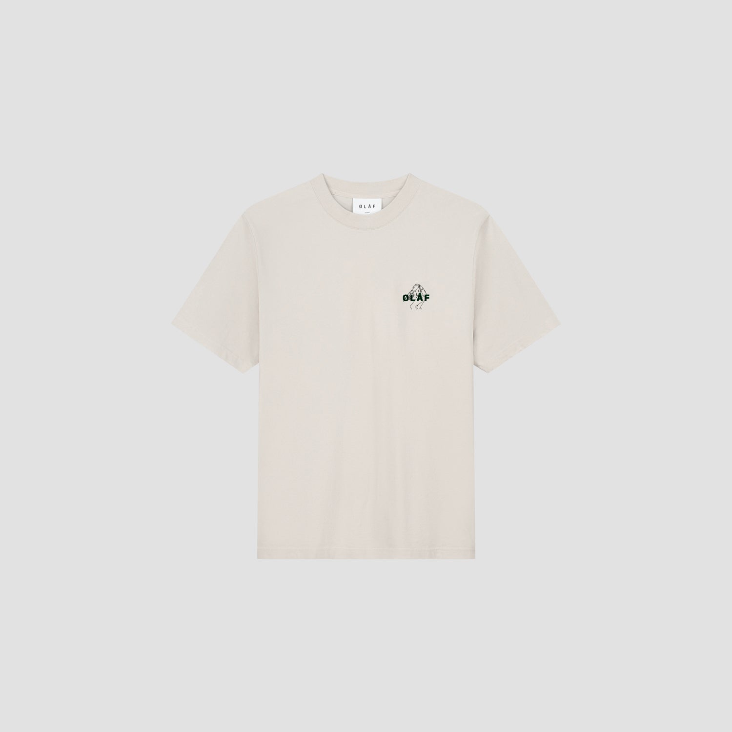 Diver Outline Tee - Cement