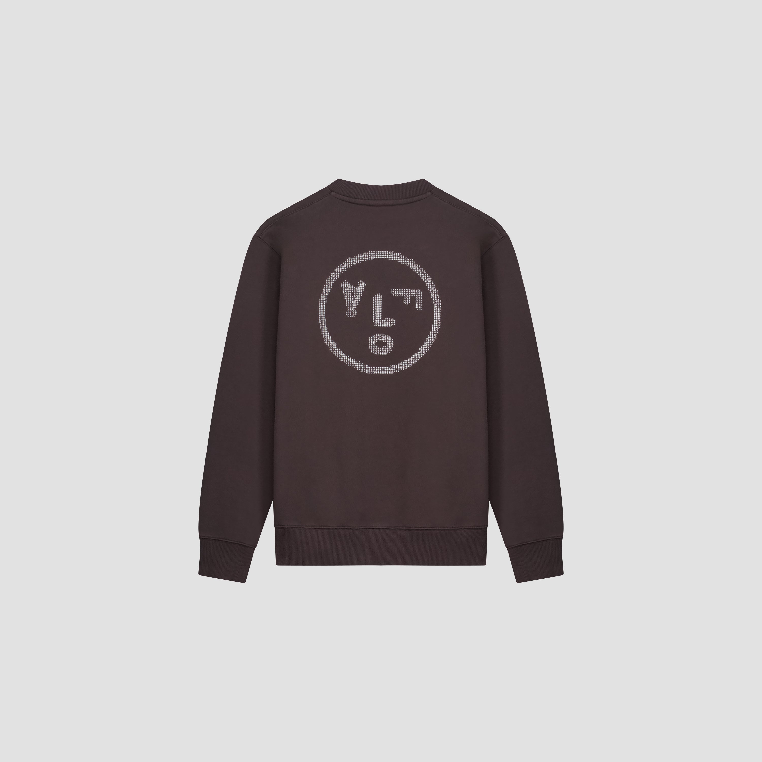 Crafted Face Crewneck - Charcoal