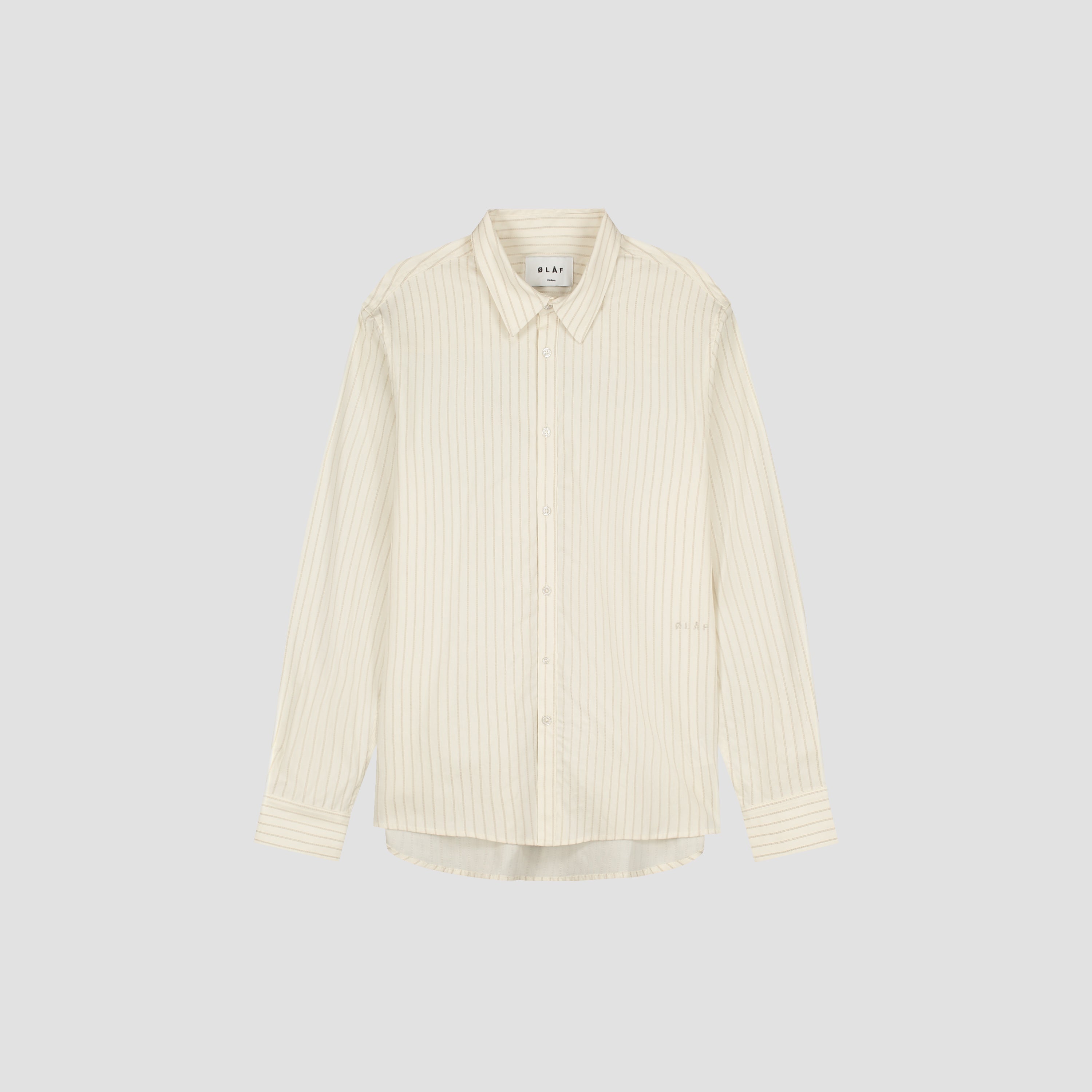 Stitched Striped Relaxed Shirt