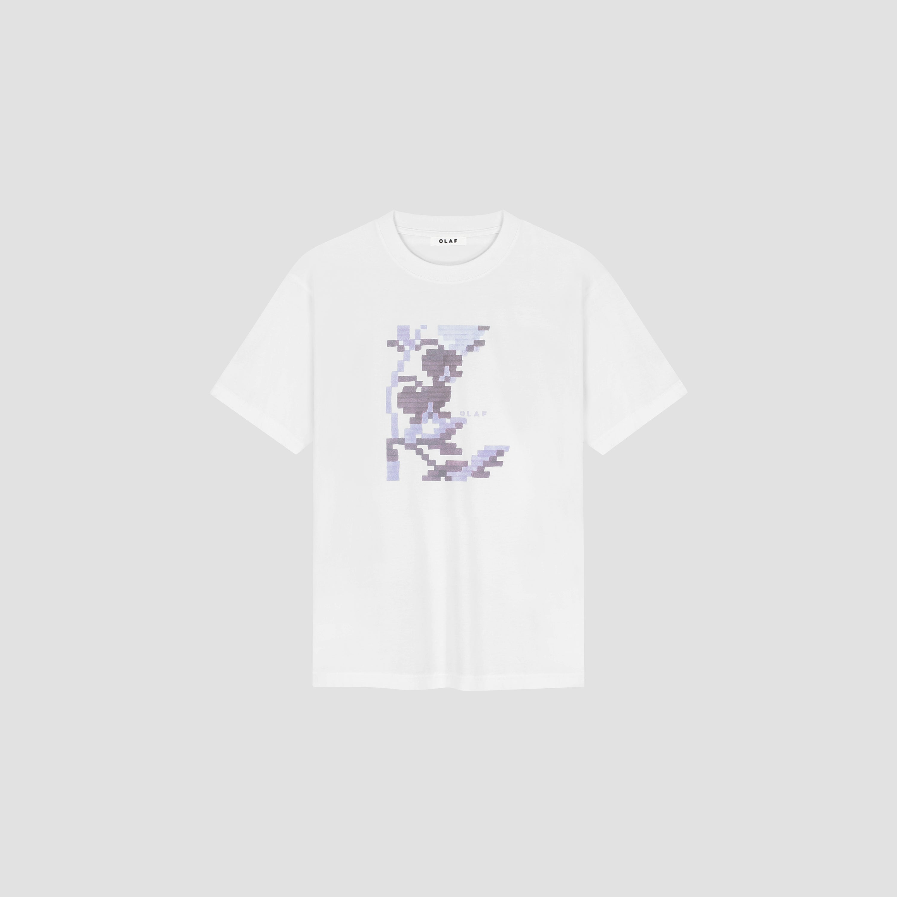 Felted Flower Tee - Optical White