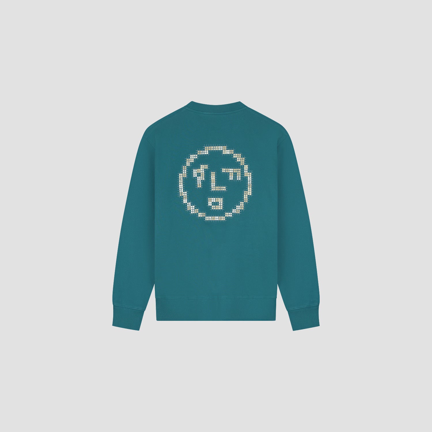 Dotted Face Crewneck - Gulf Coast