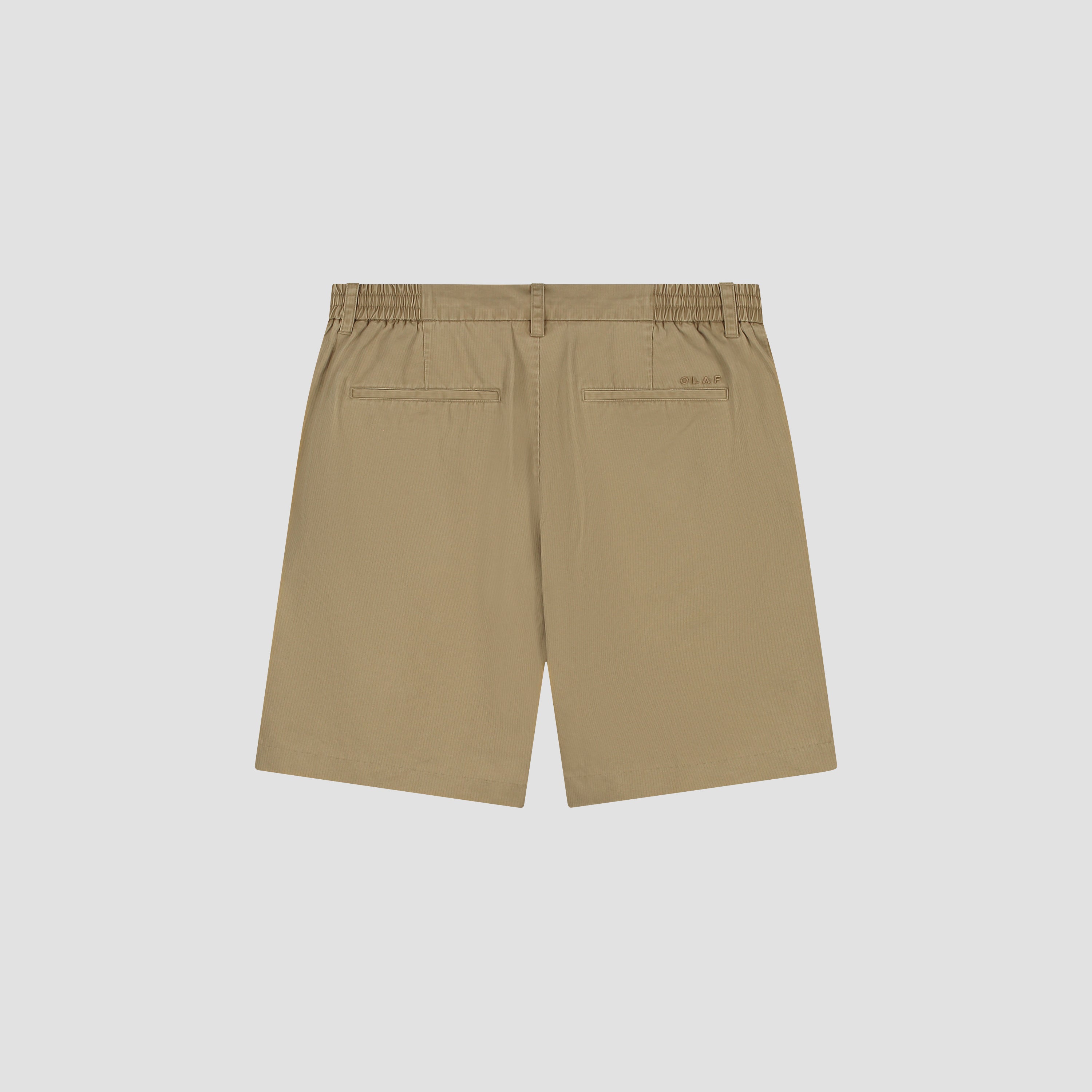 Herringbone Pleated Shorts - Tree House