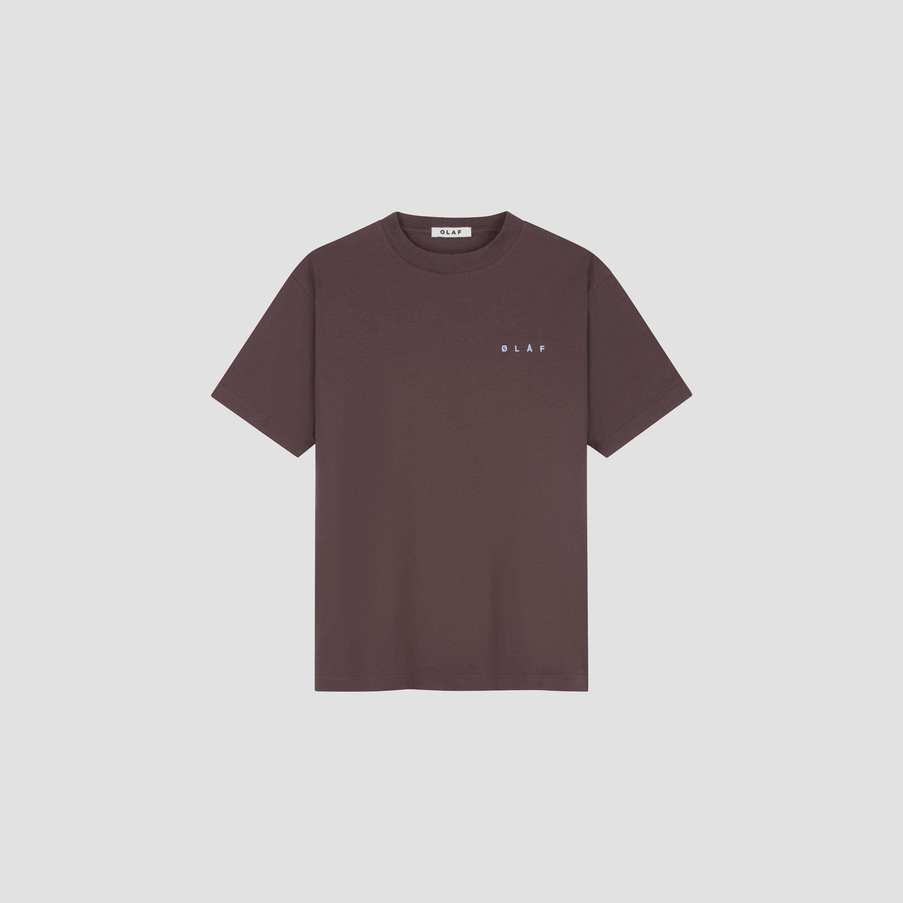 Lasso Face Tee - Chocolate Plum