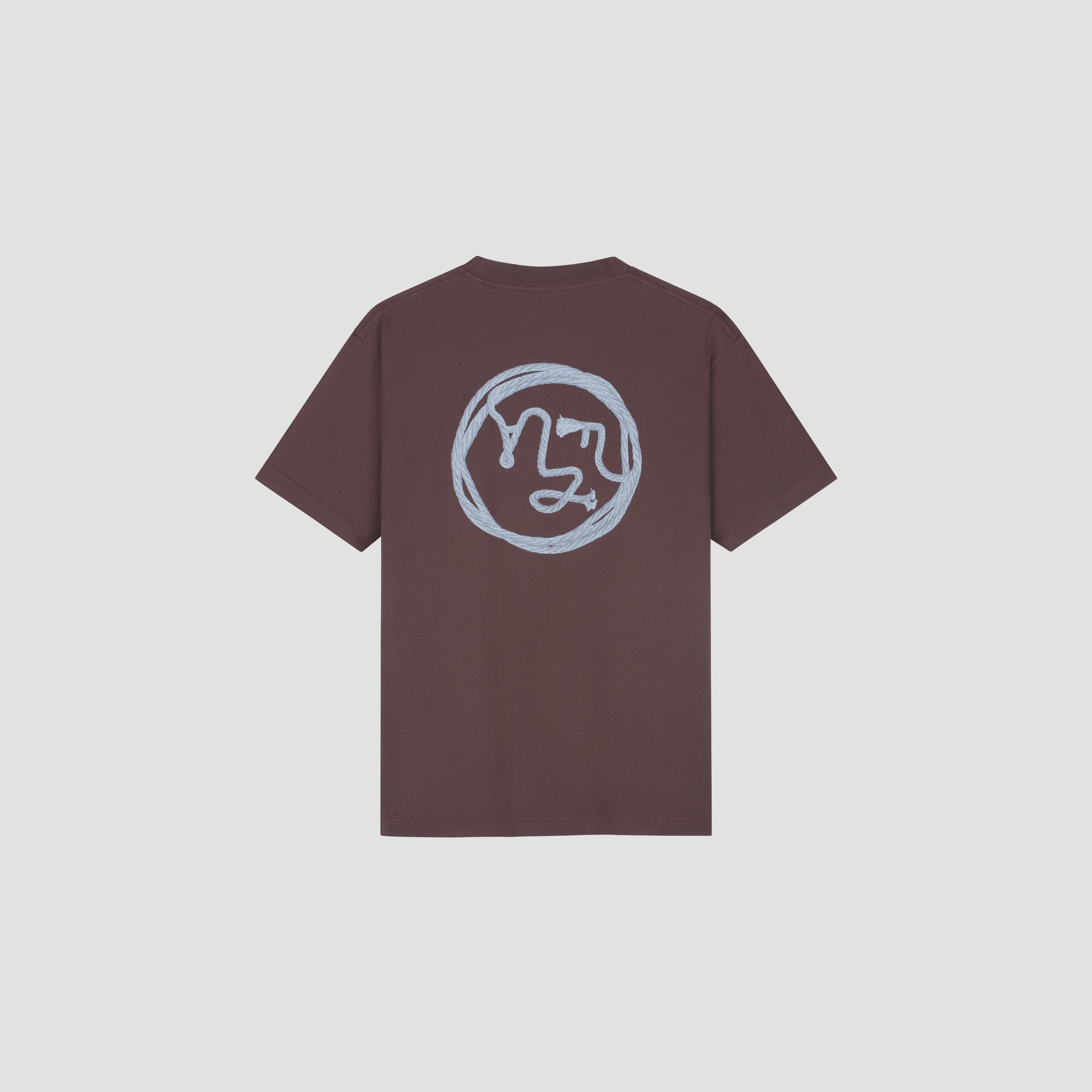 Lasso Face Tee - Chocolate Plum