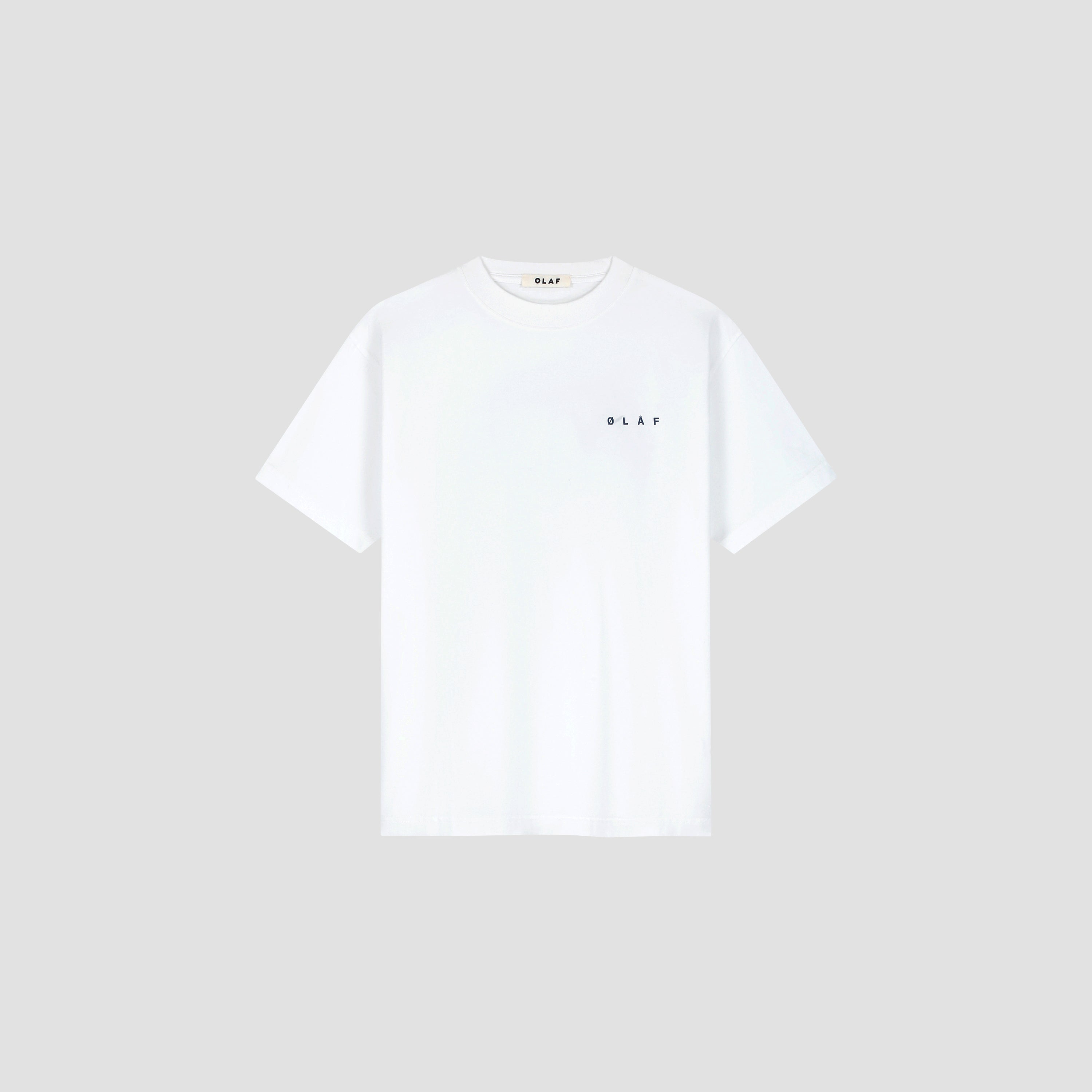 Lasso Face Tee - Optical White