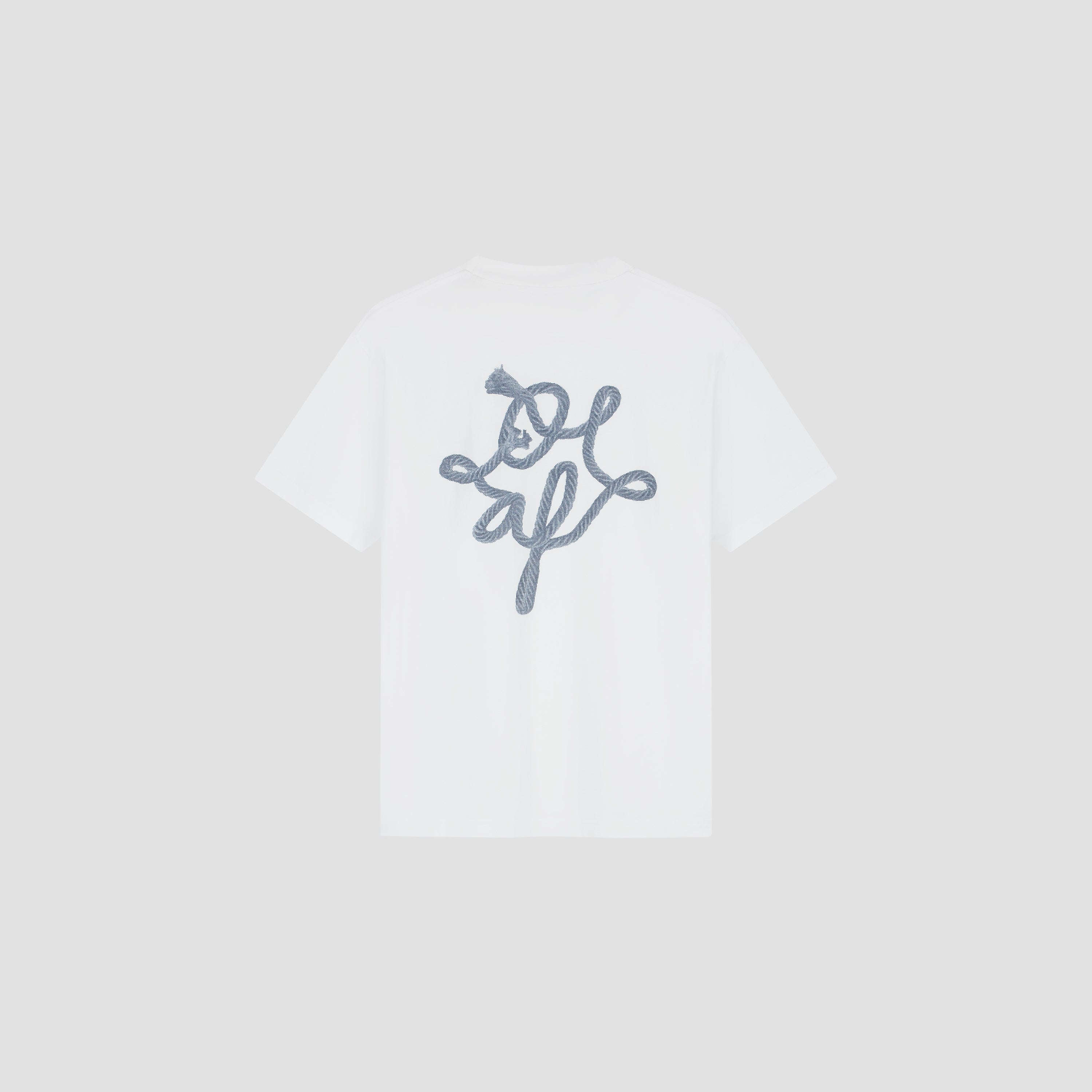 Lasso Monogram Tee - Optical White