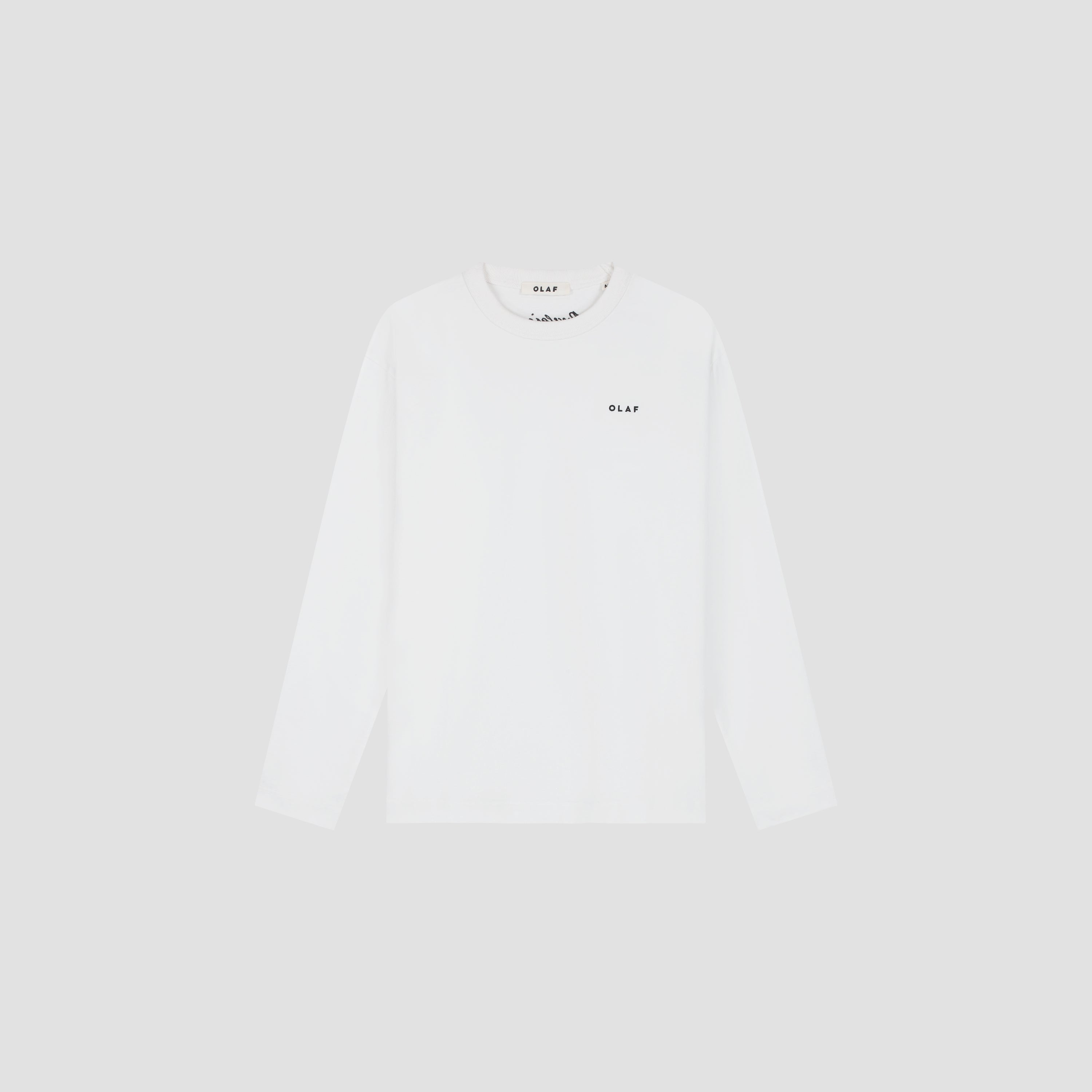 Western Logo LS Tee - Optical White