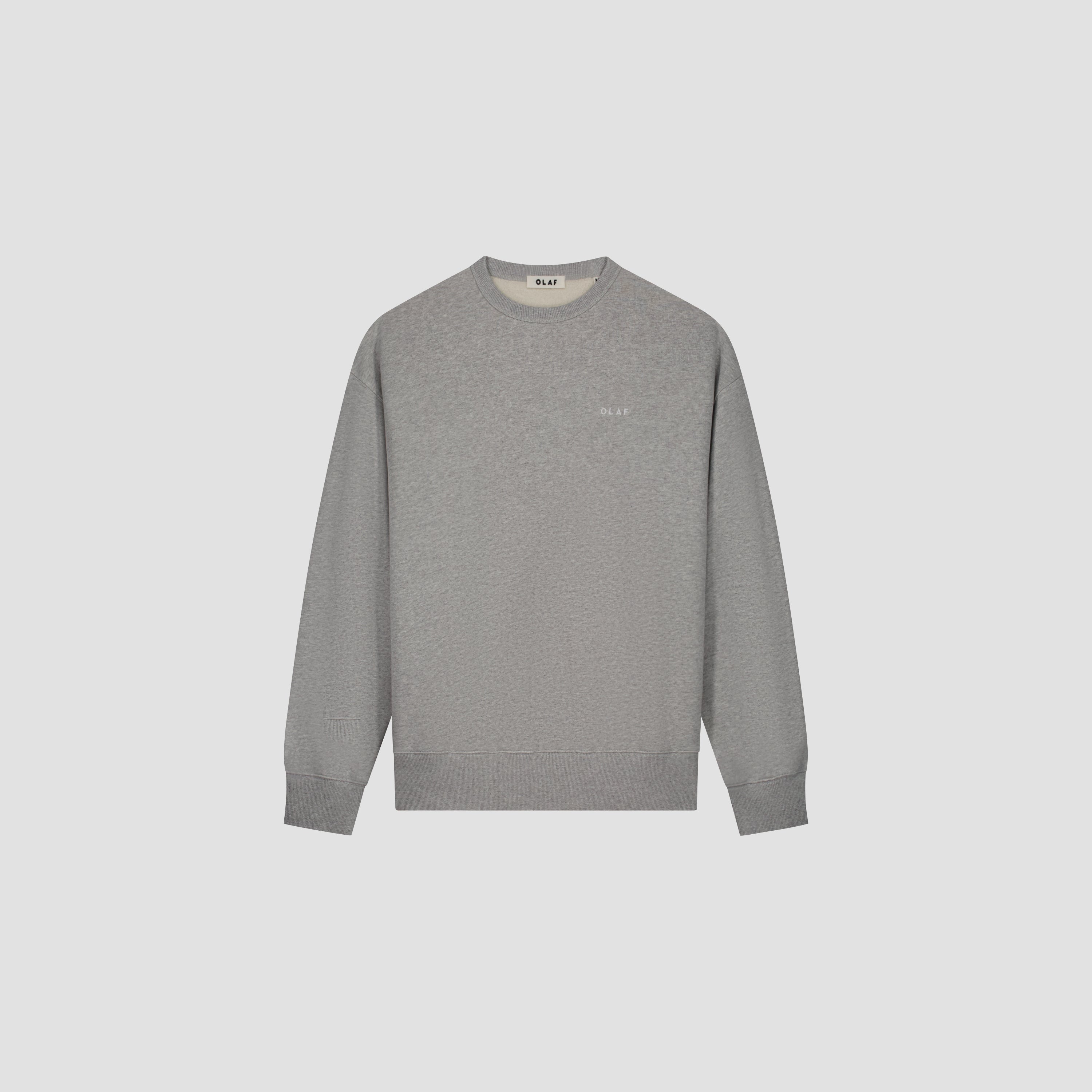 Western Logo Crewneck - Heather Grey