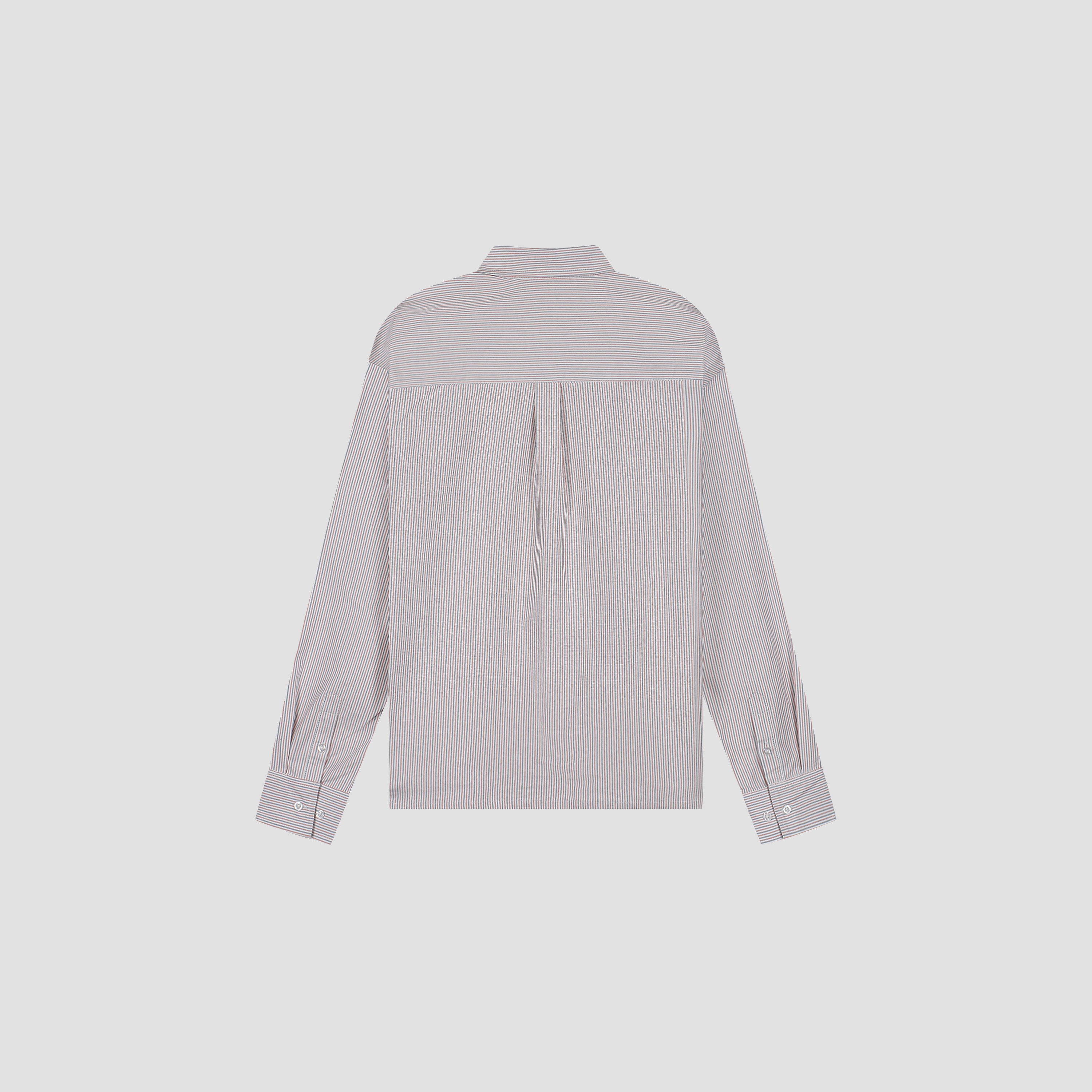 Oxford Relaxed Shirt - White/Adrenaline Rush