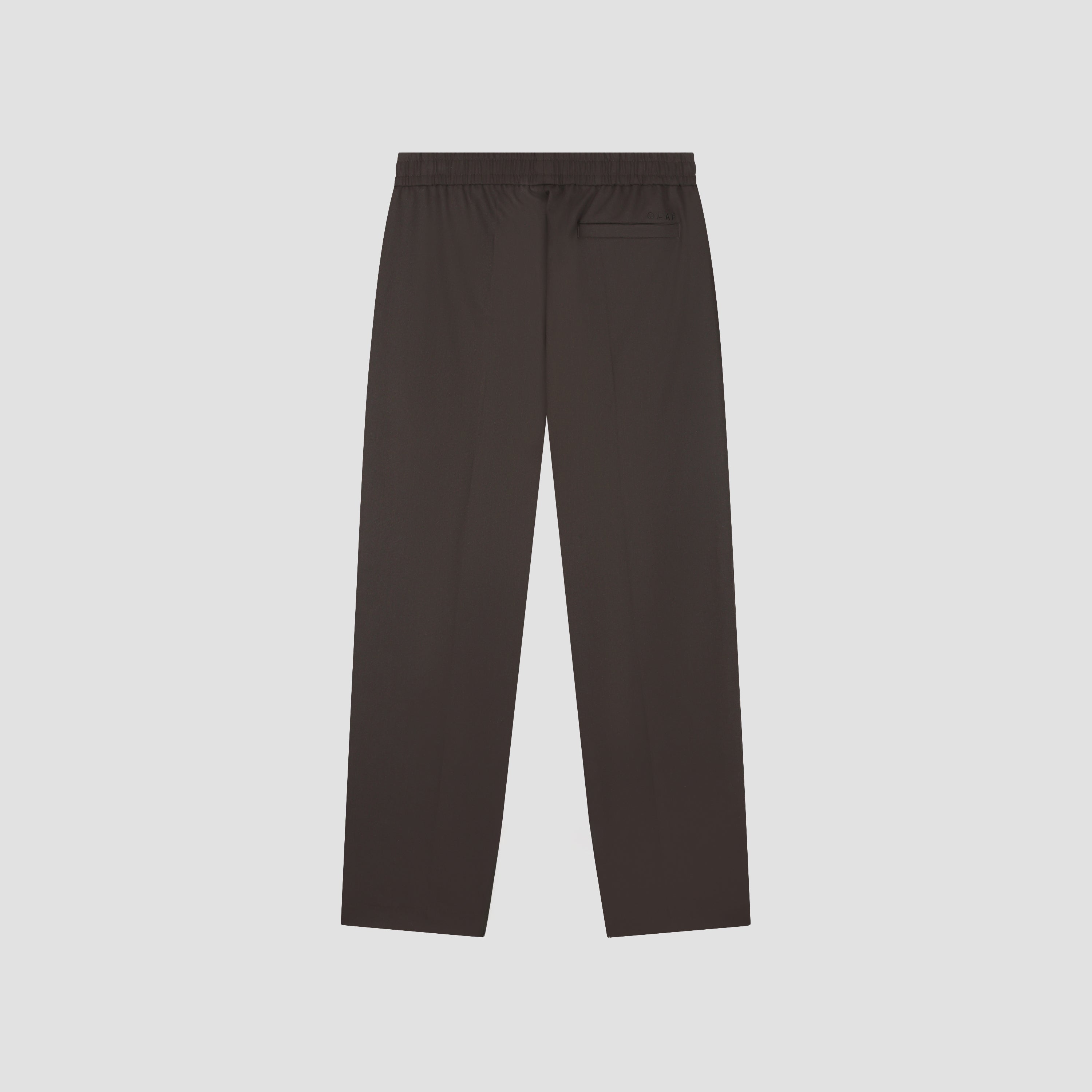 Slim Elasticated Pant - Chocolate Plum