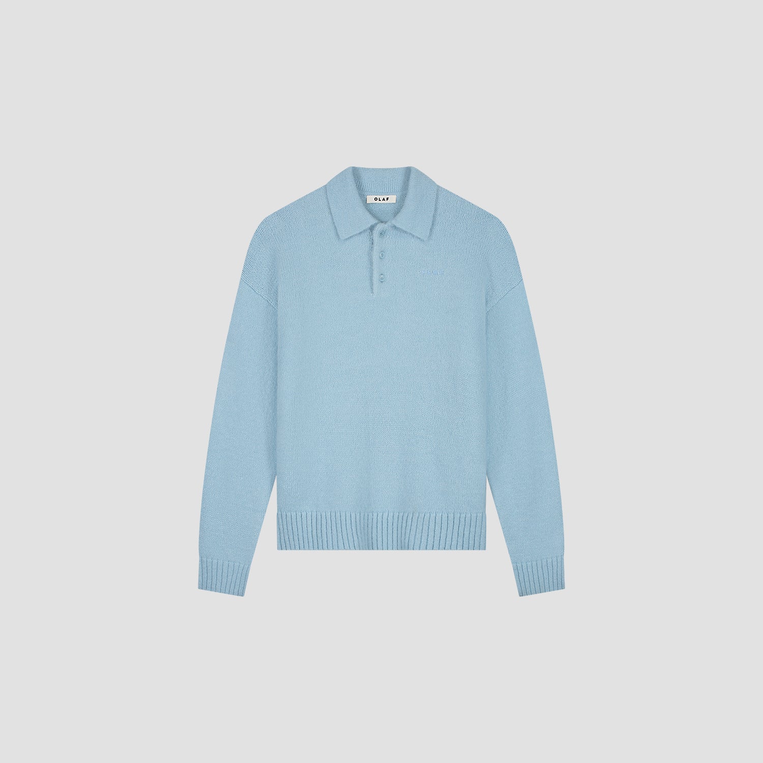 Oversized Knitted Polo - Windsurfer