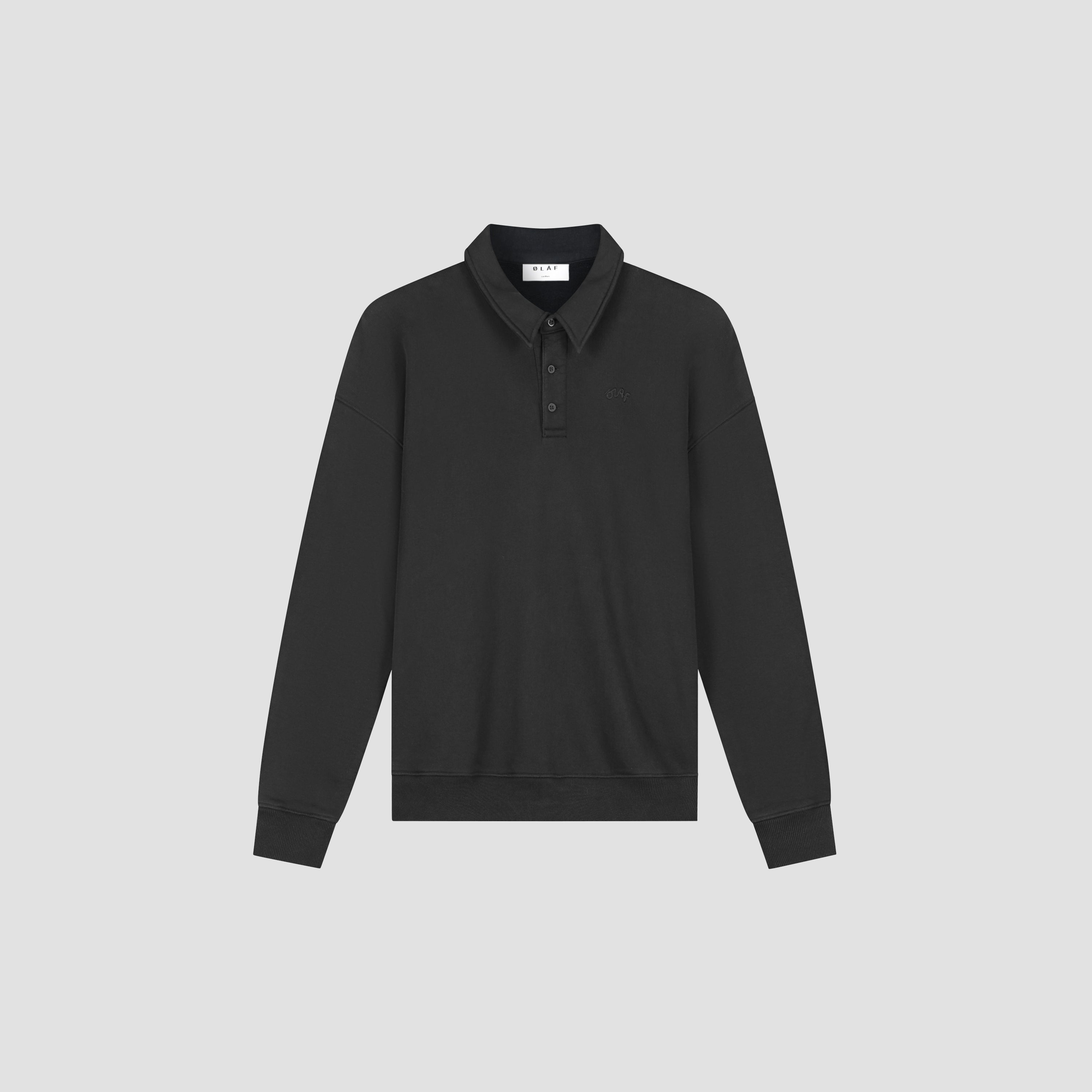 Signature Oversized Polo - Black