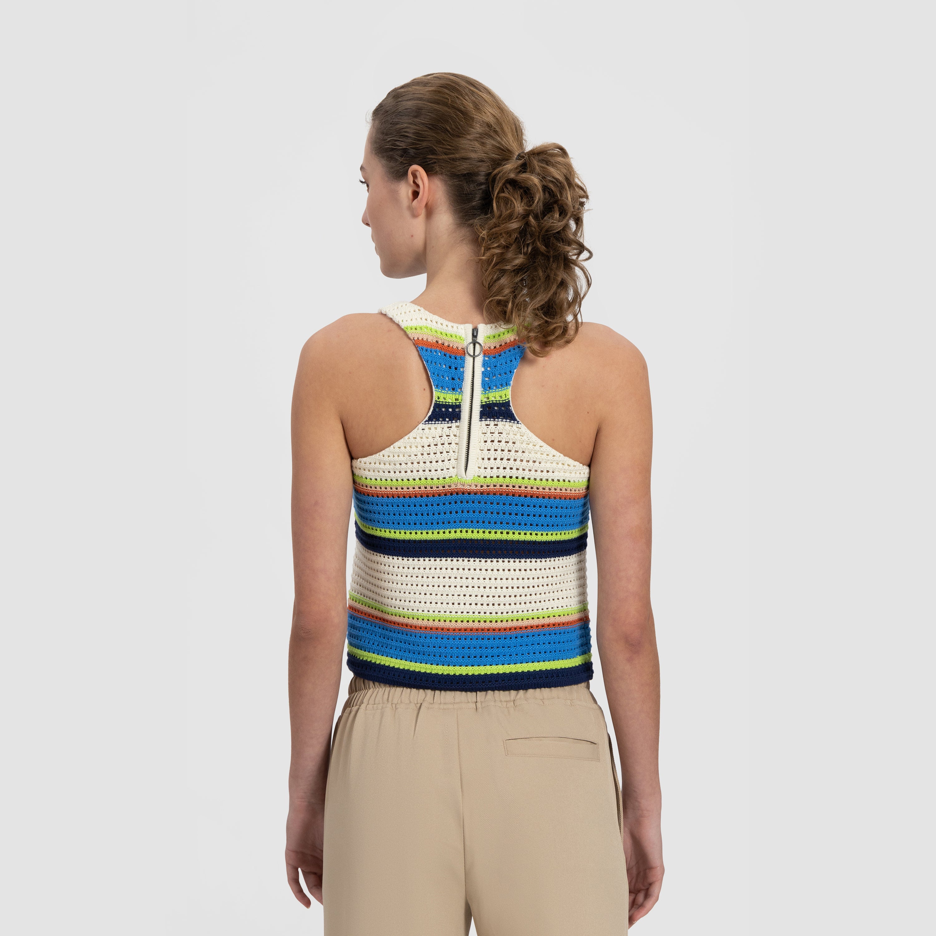 WMN Crochet Knit Top - Multi