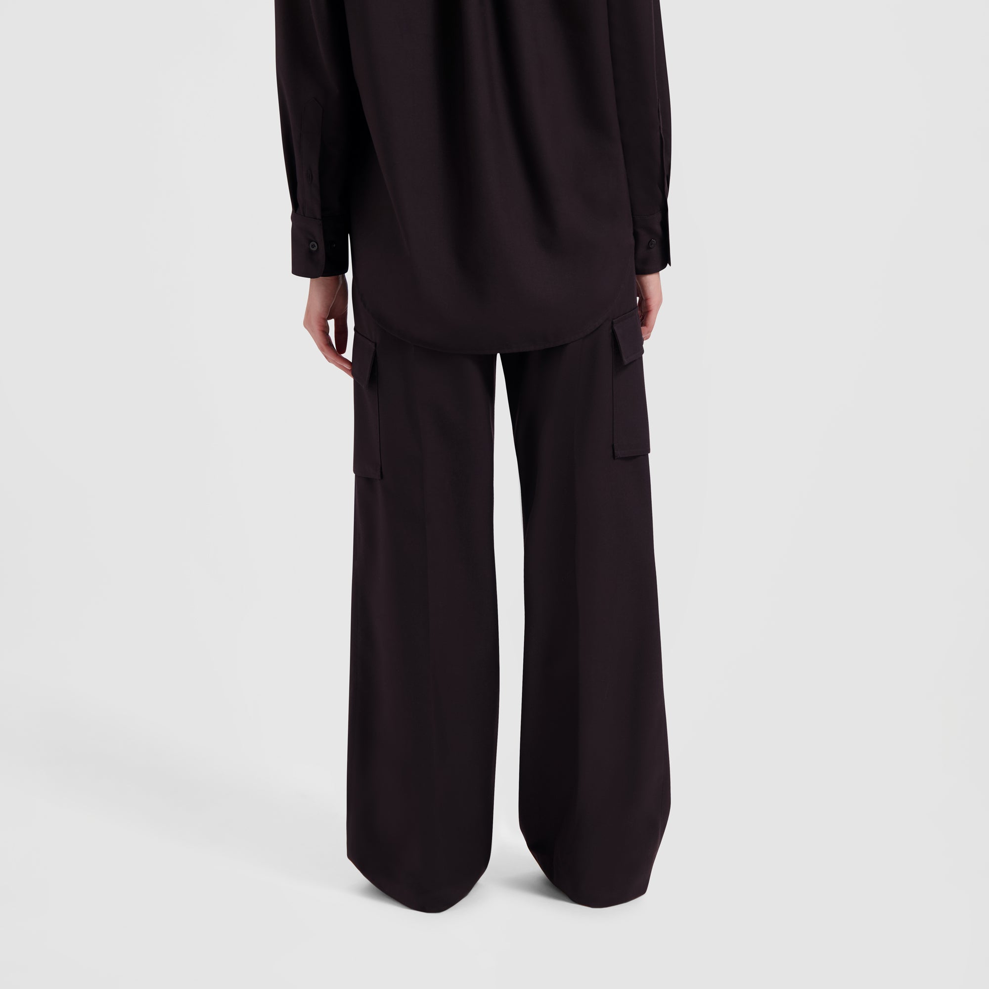 WMN Tailored Cargo Pants - Brown