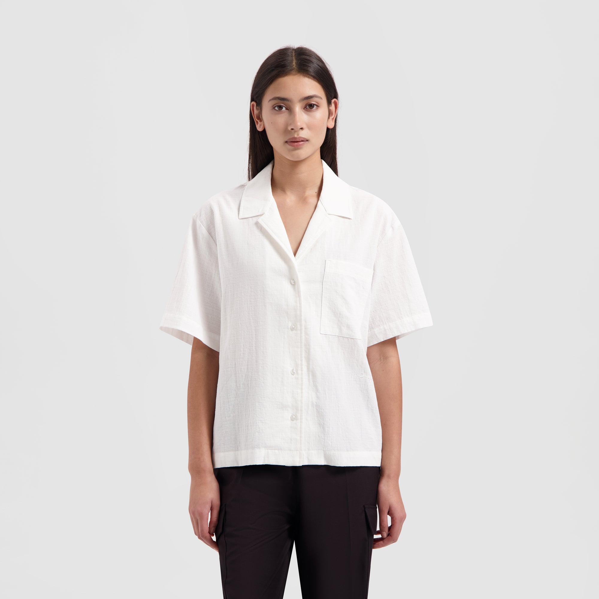 WMN Camp Shirt - Optical White