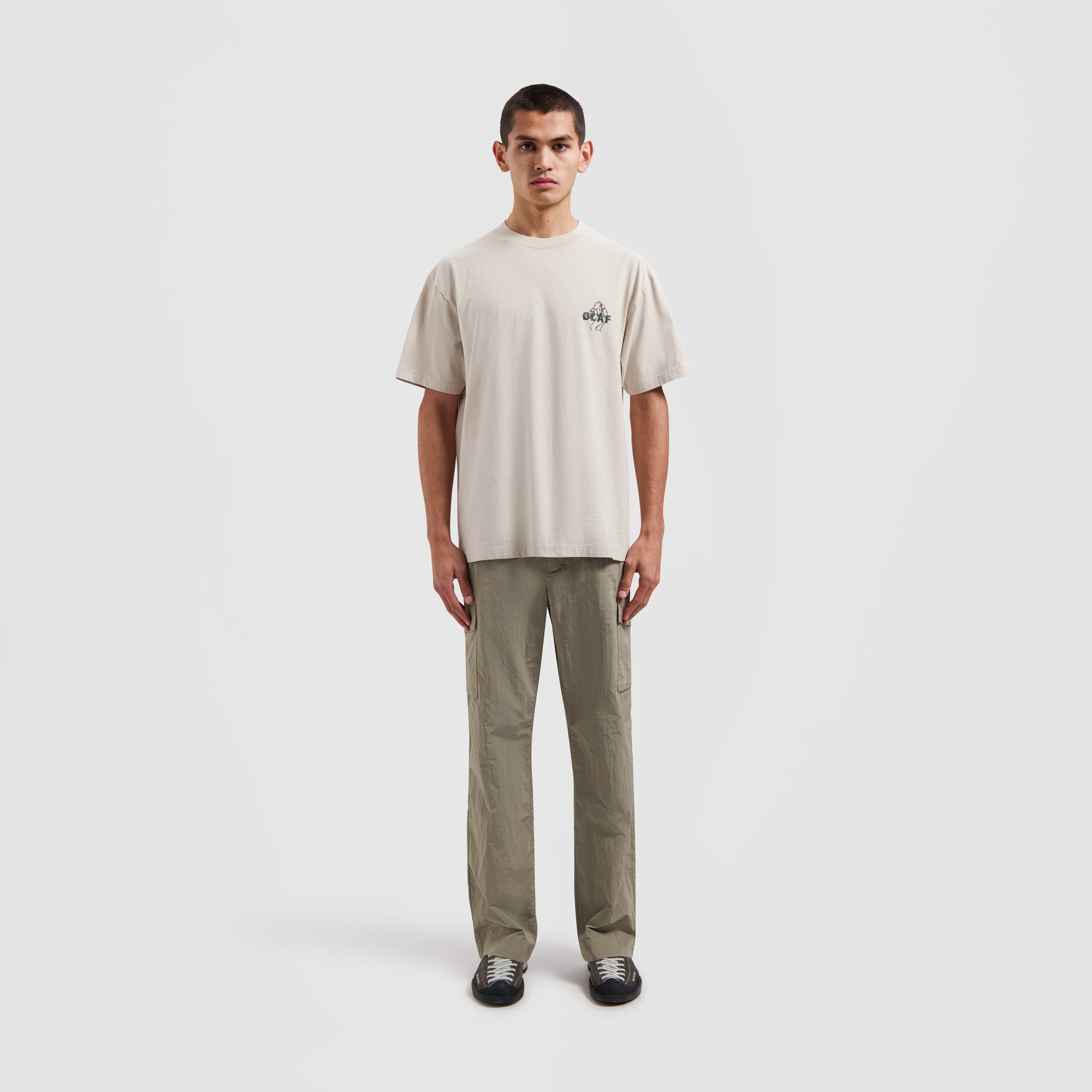 Diver Outline Tee - Cement