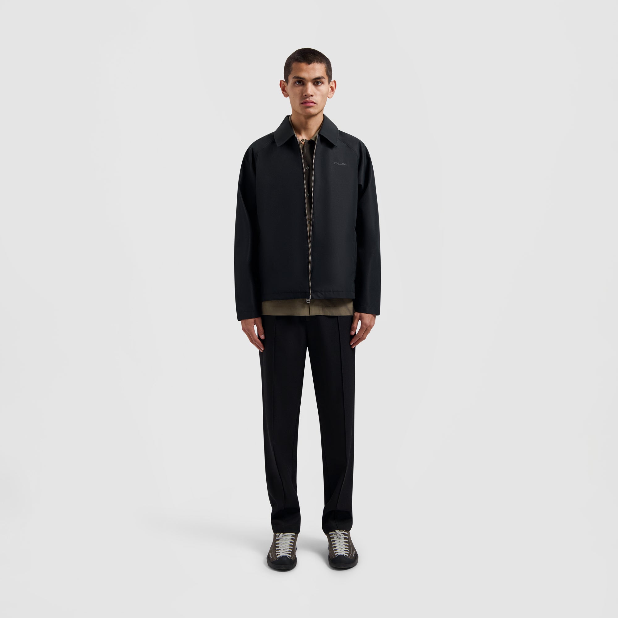 Tailored Zip Jacket - Black