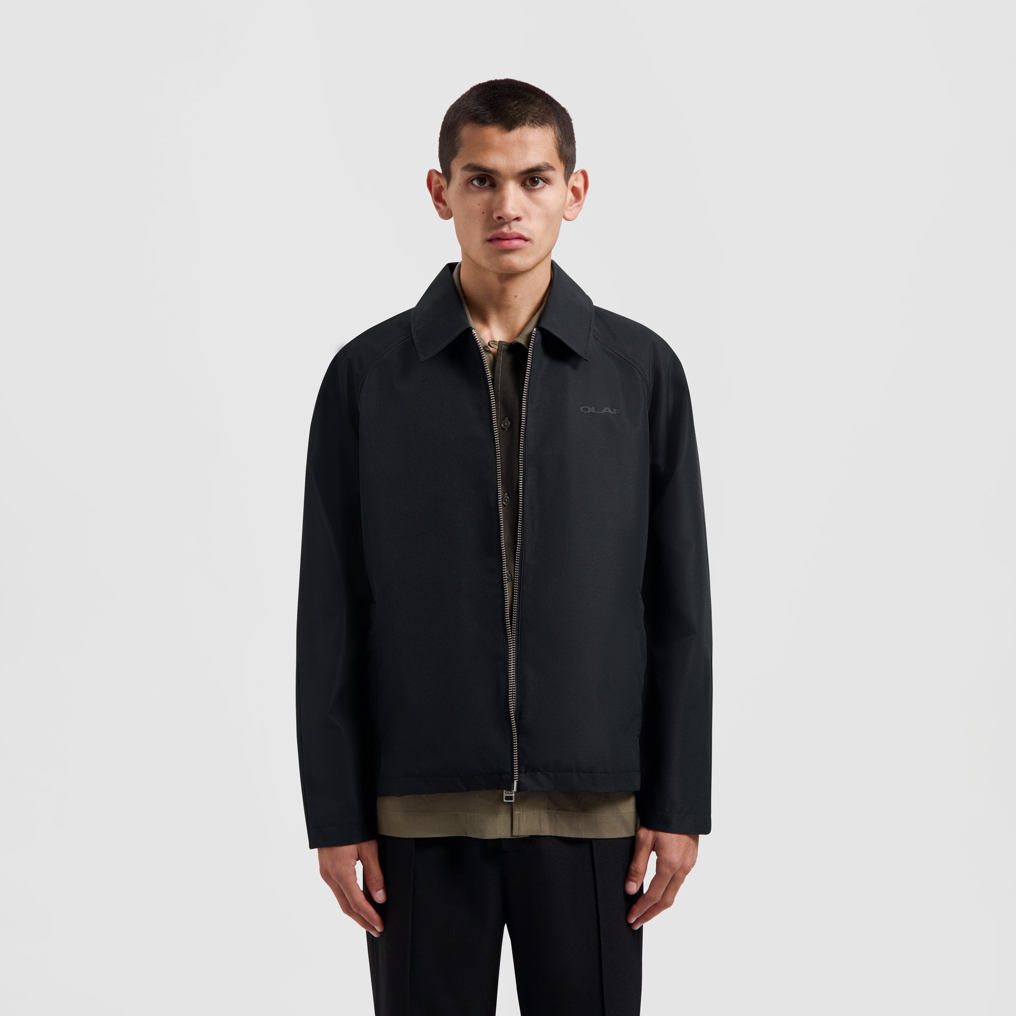 Tailored Zip Jacket - Black