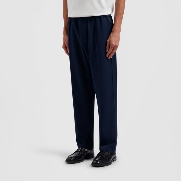 Pintuck Trouser - Navy