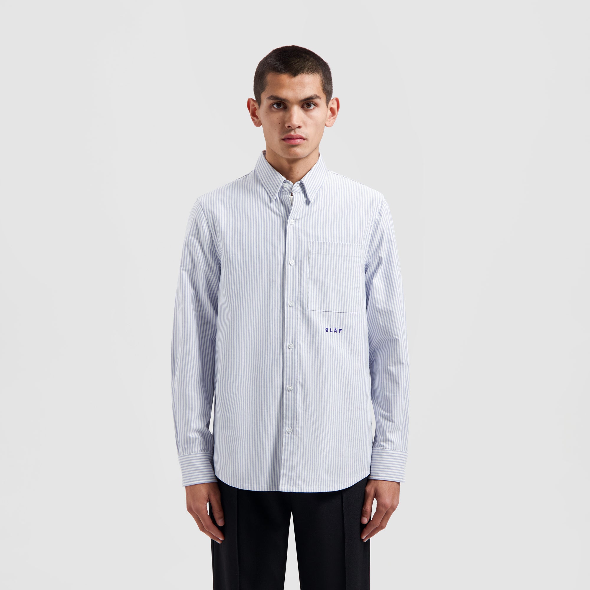 Oxford Shirt - Blue Stripe