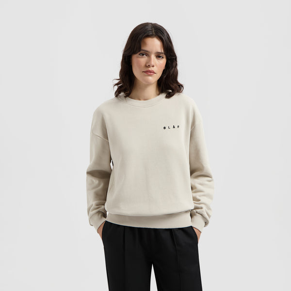 WMN Face Crewneck - Cement