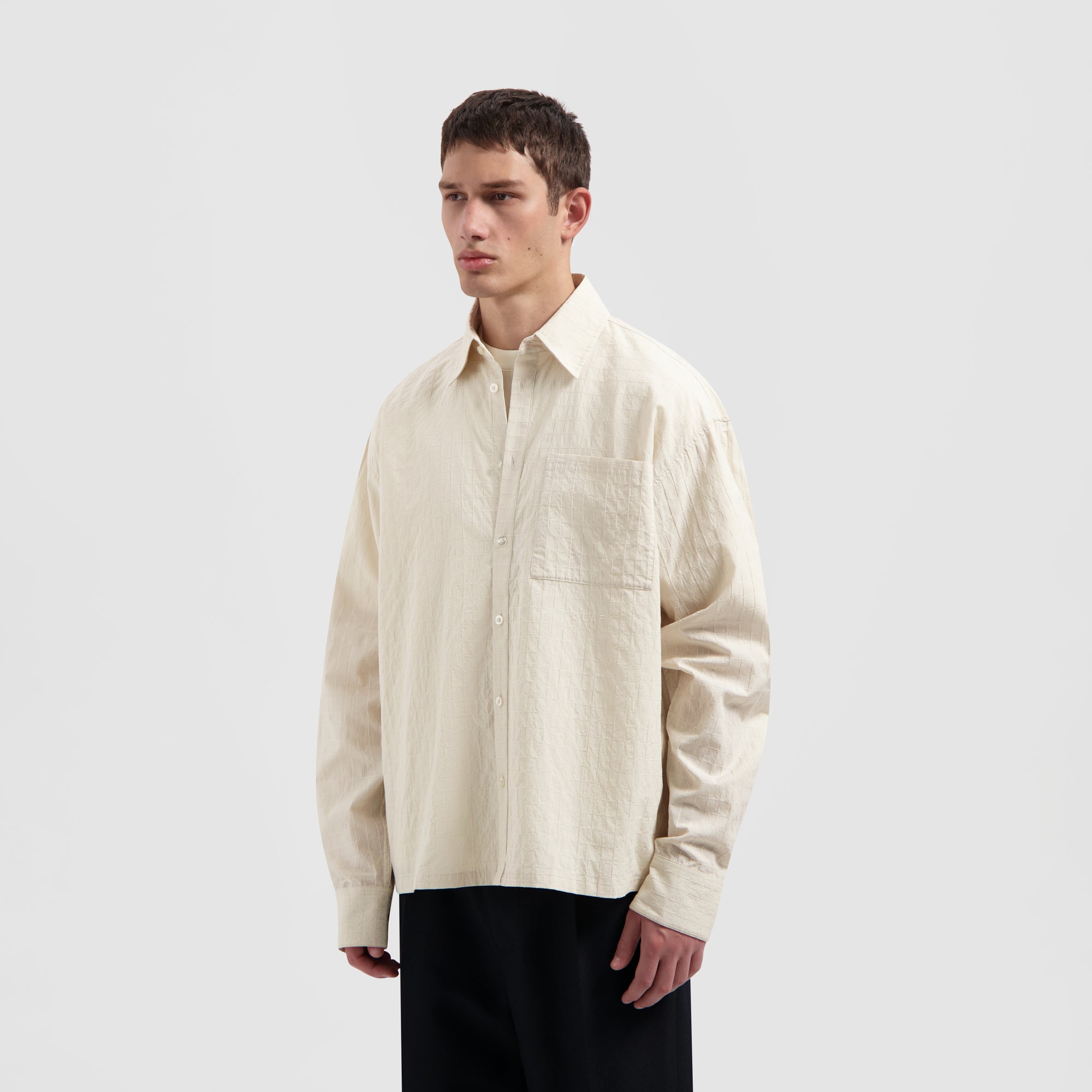 Textured Boxy Shirt
