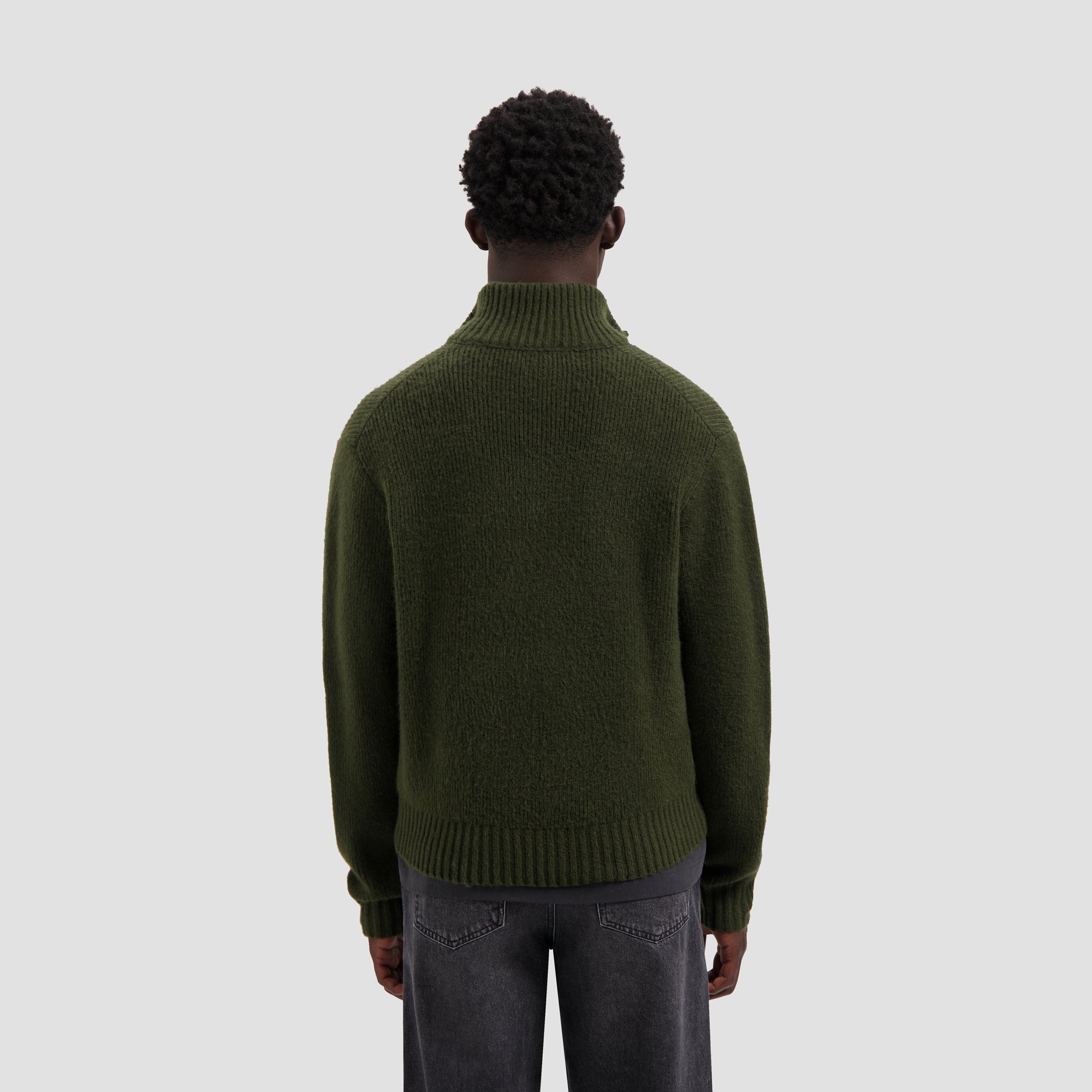 Signature Knitted Zip Mock