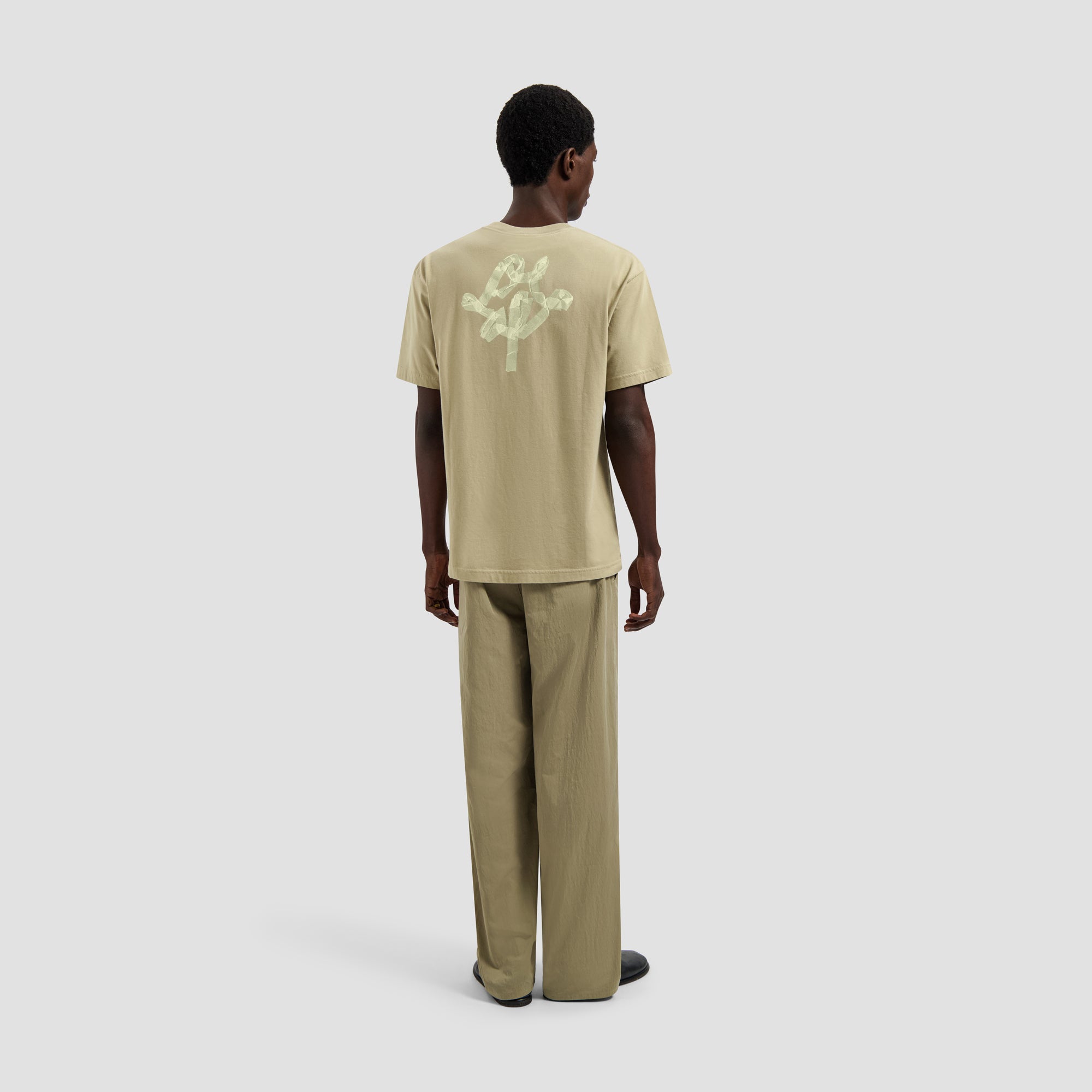 Taped Monogram SS Tee - Treehouse