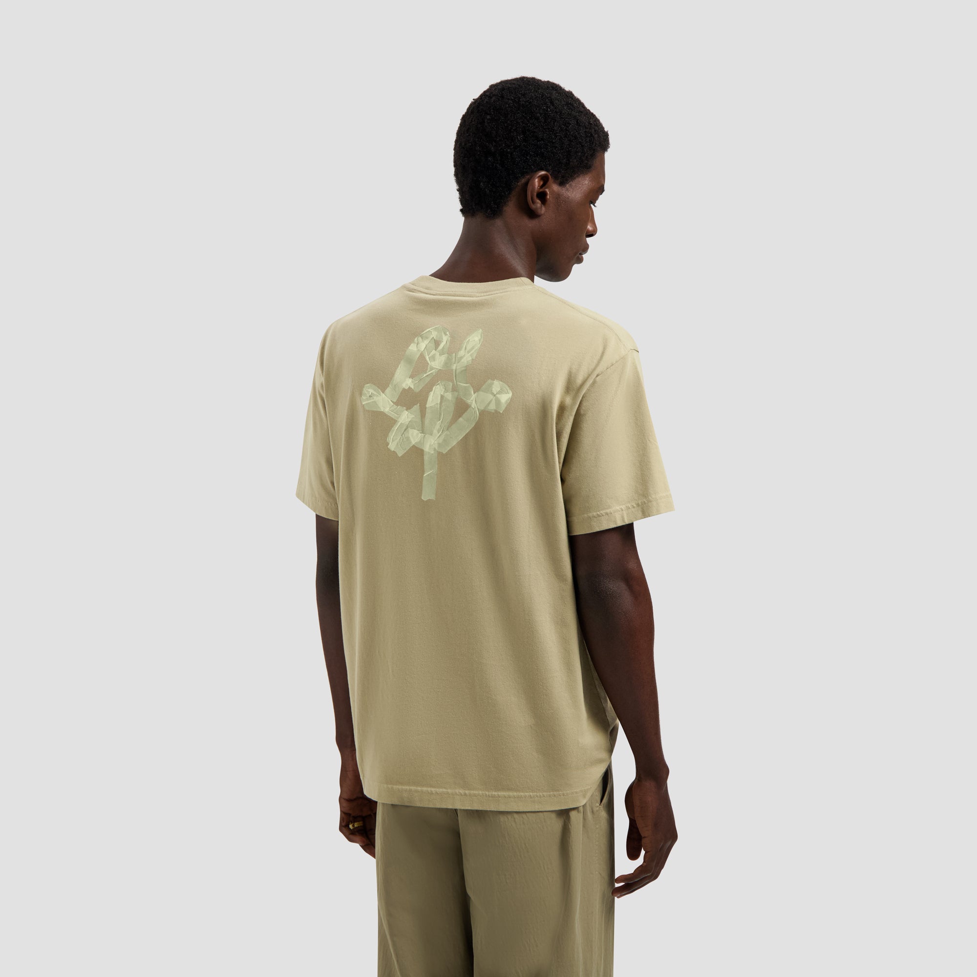 Taped Monogram SS Tee - Treehouse