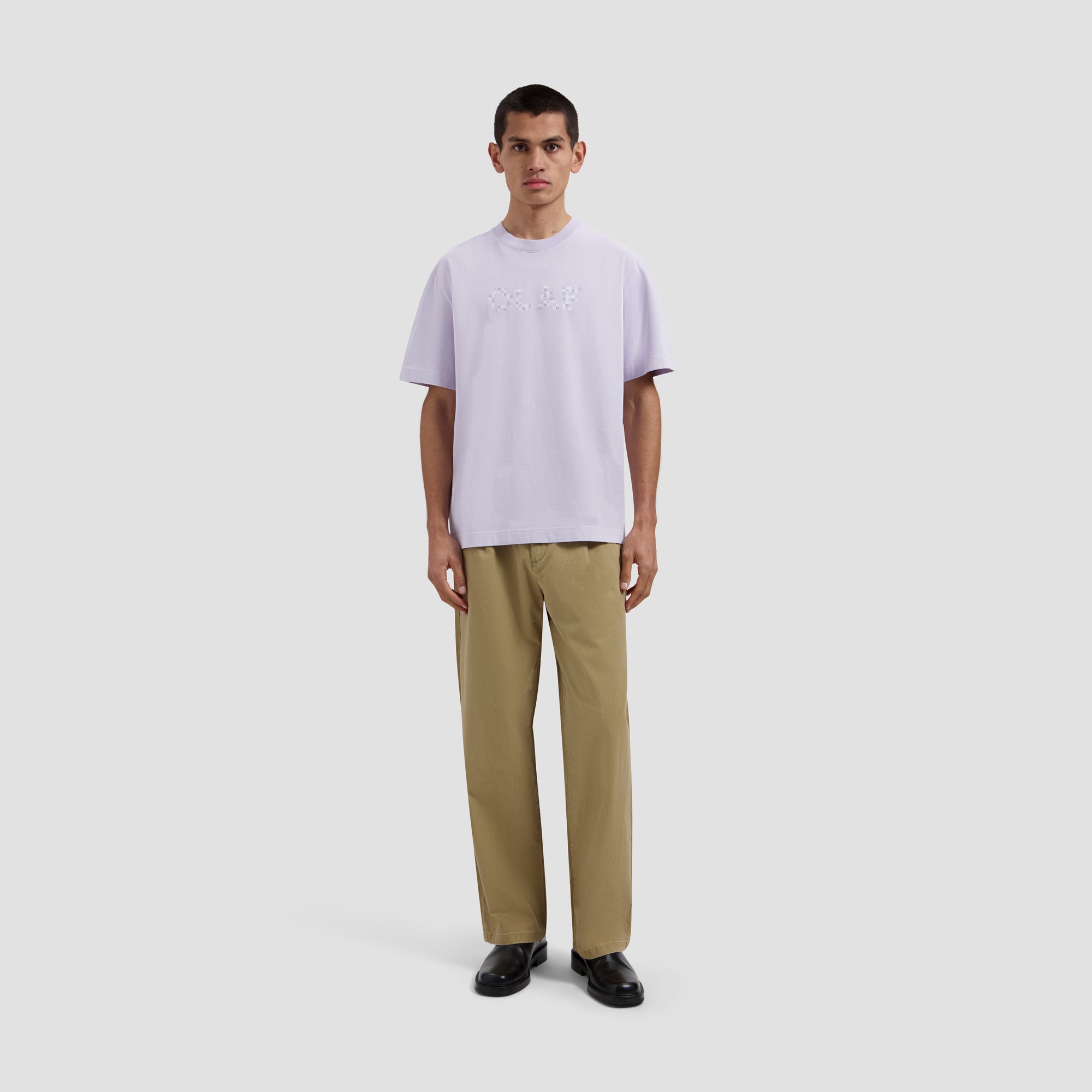 Dotted Olaf Tee - Purple Heather