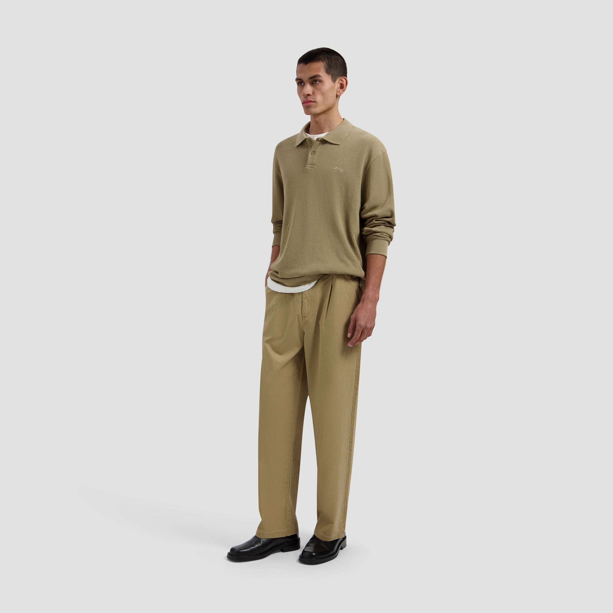 Signature Pique LS Polo - Tree House