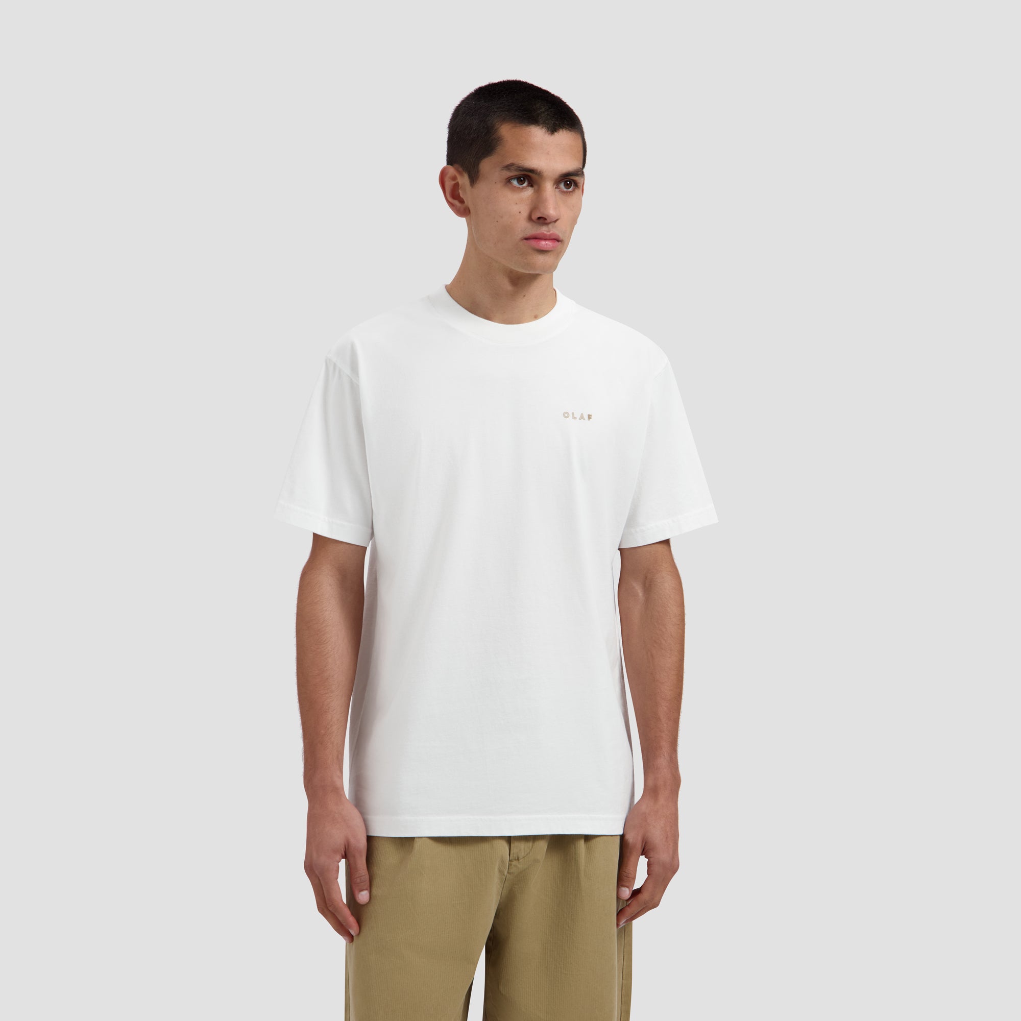 Felted Watercrest Tee - Optical White