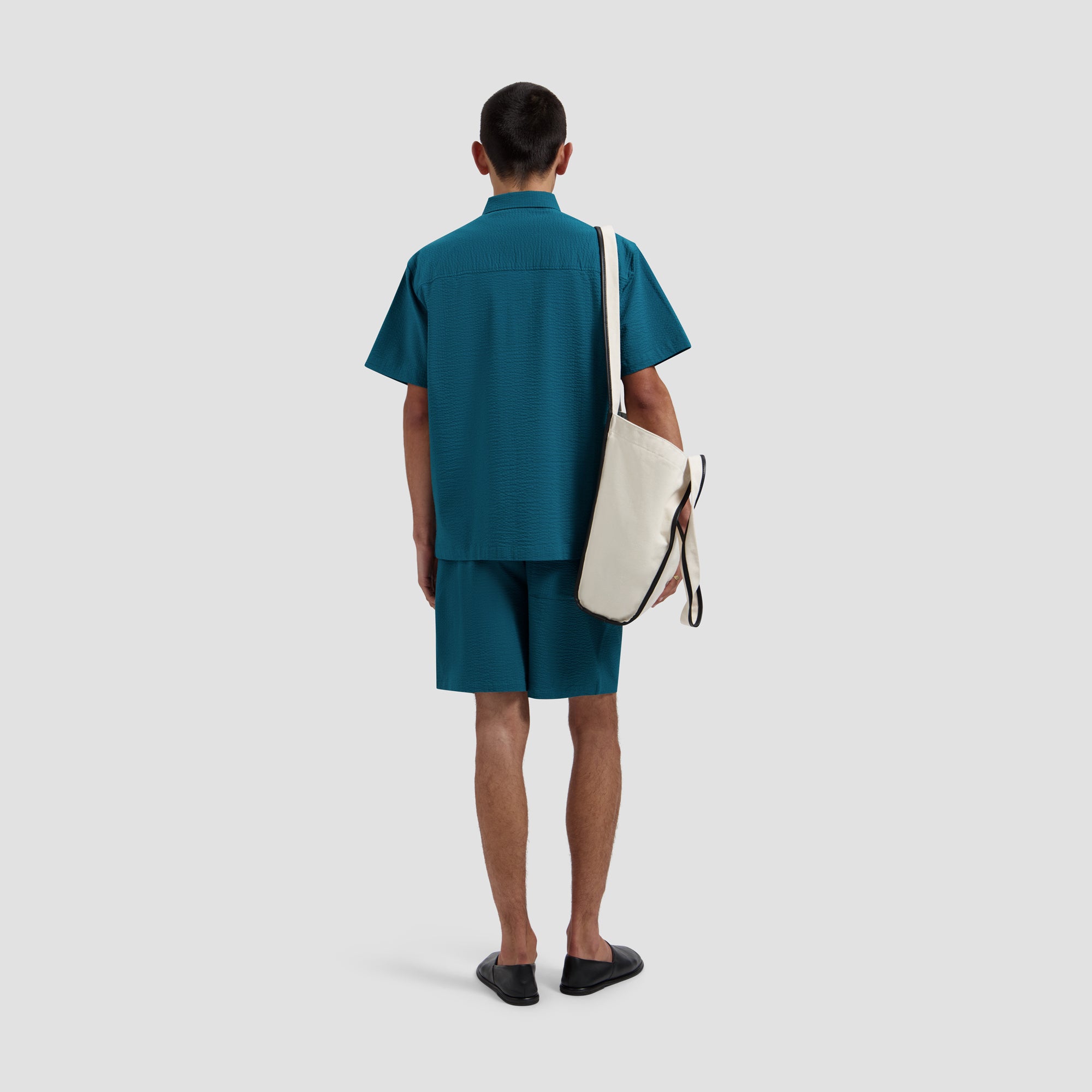 Seersucker Camp Shirt - Gulf Coast