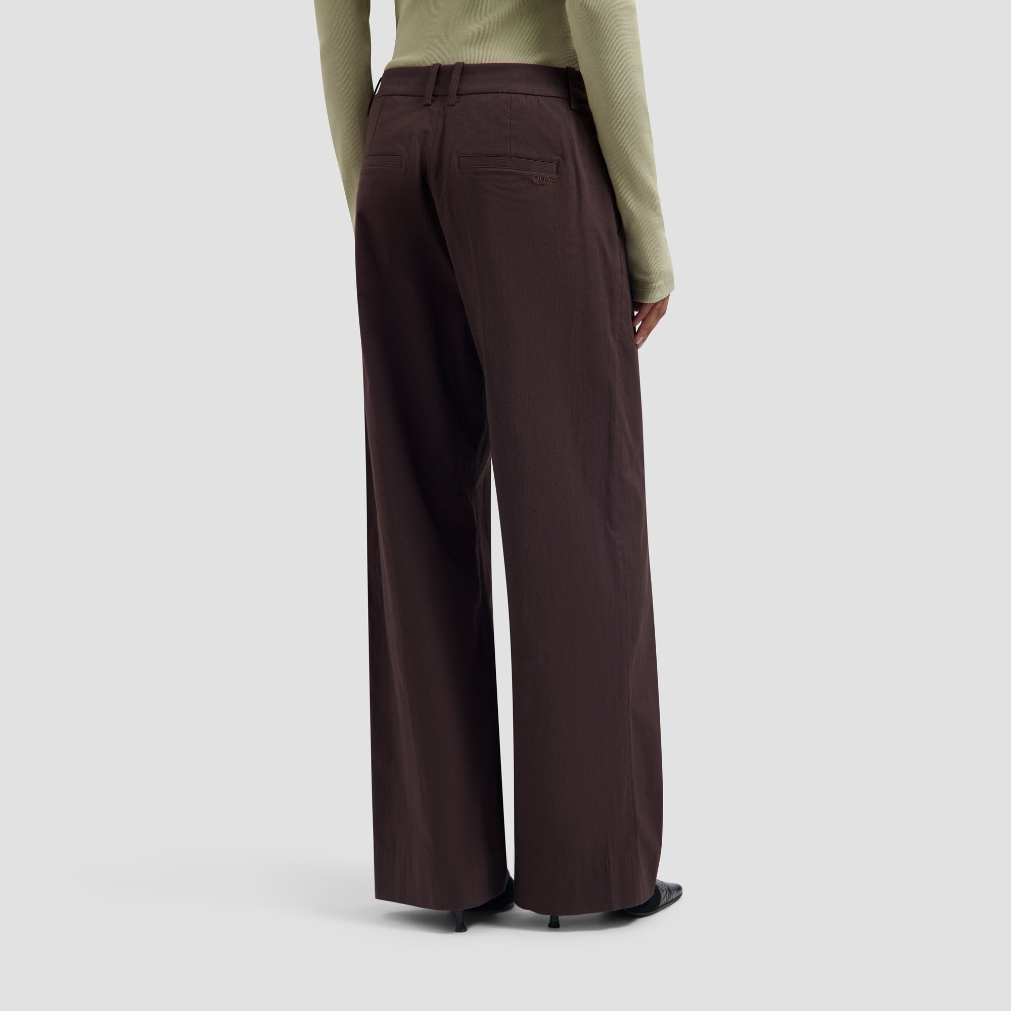 Tailored Trousers - Chocolate Plum