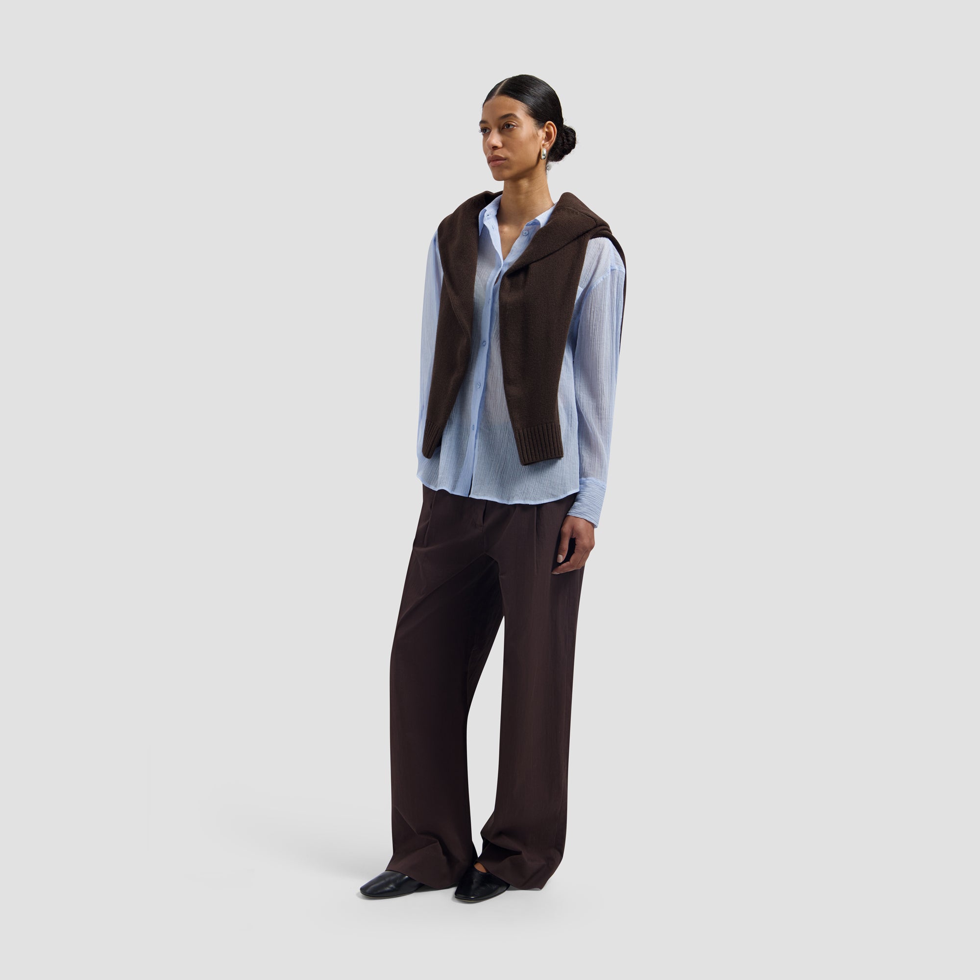 Textured Oversized Shirt - Windsurfer