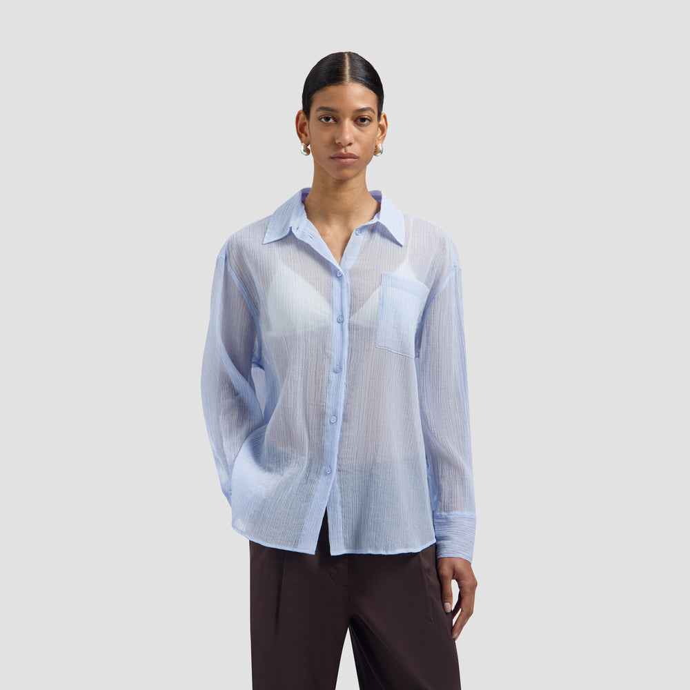 Textured Oversized Shirt - Windsurfer