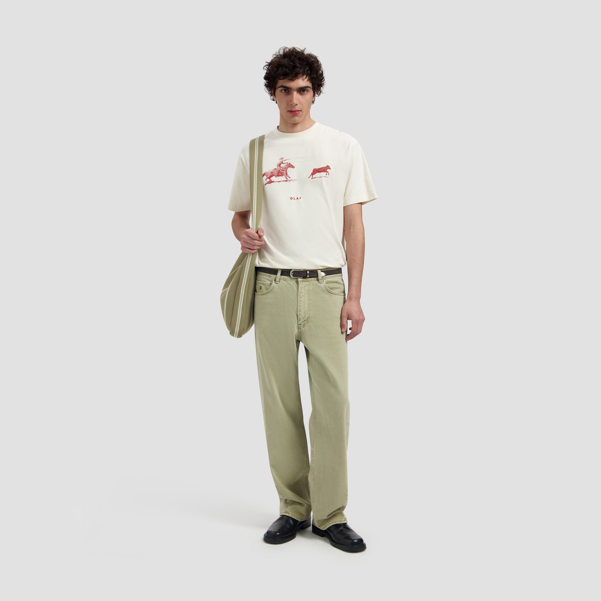 Cowboy Bull Tee - Off-White