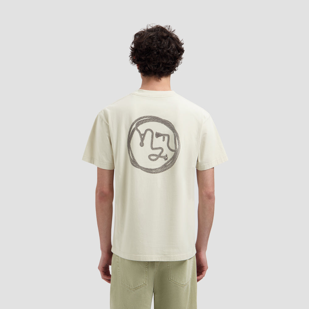 Lasso Face Tee - Ancient Scroll