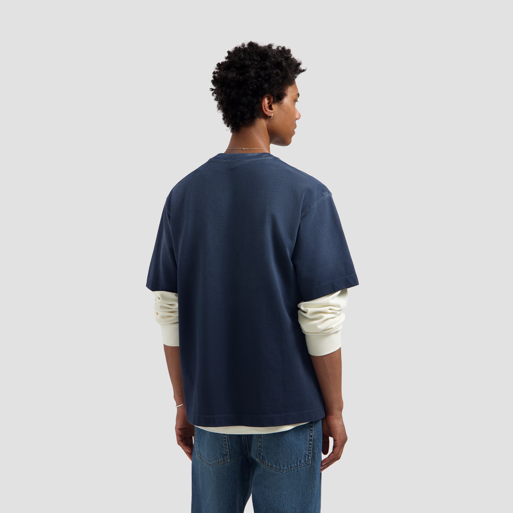 Sprayed Studio Tee - Navy