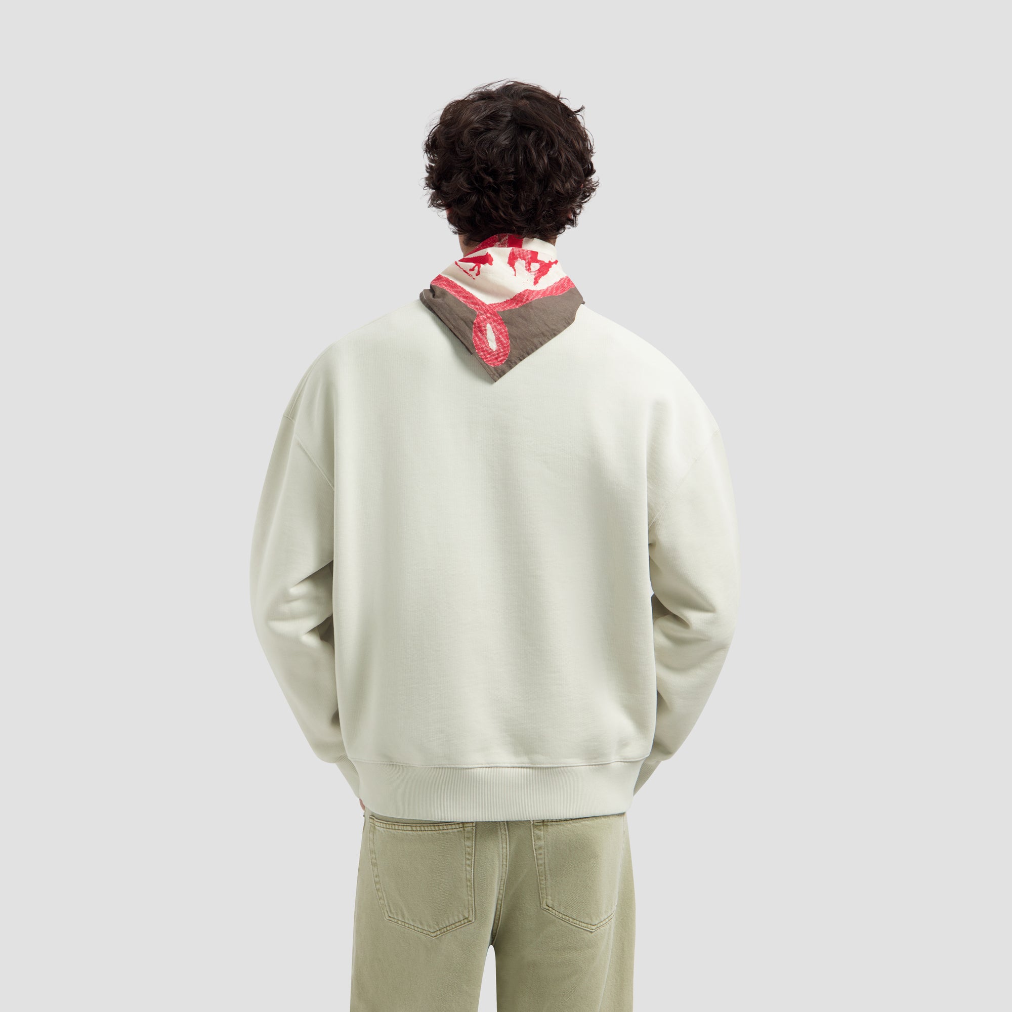 Porcelain Cowboy Bandana - Chocolate Chip/Off White