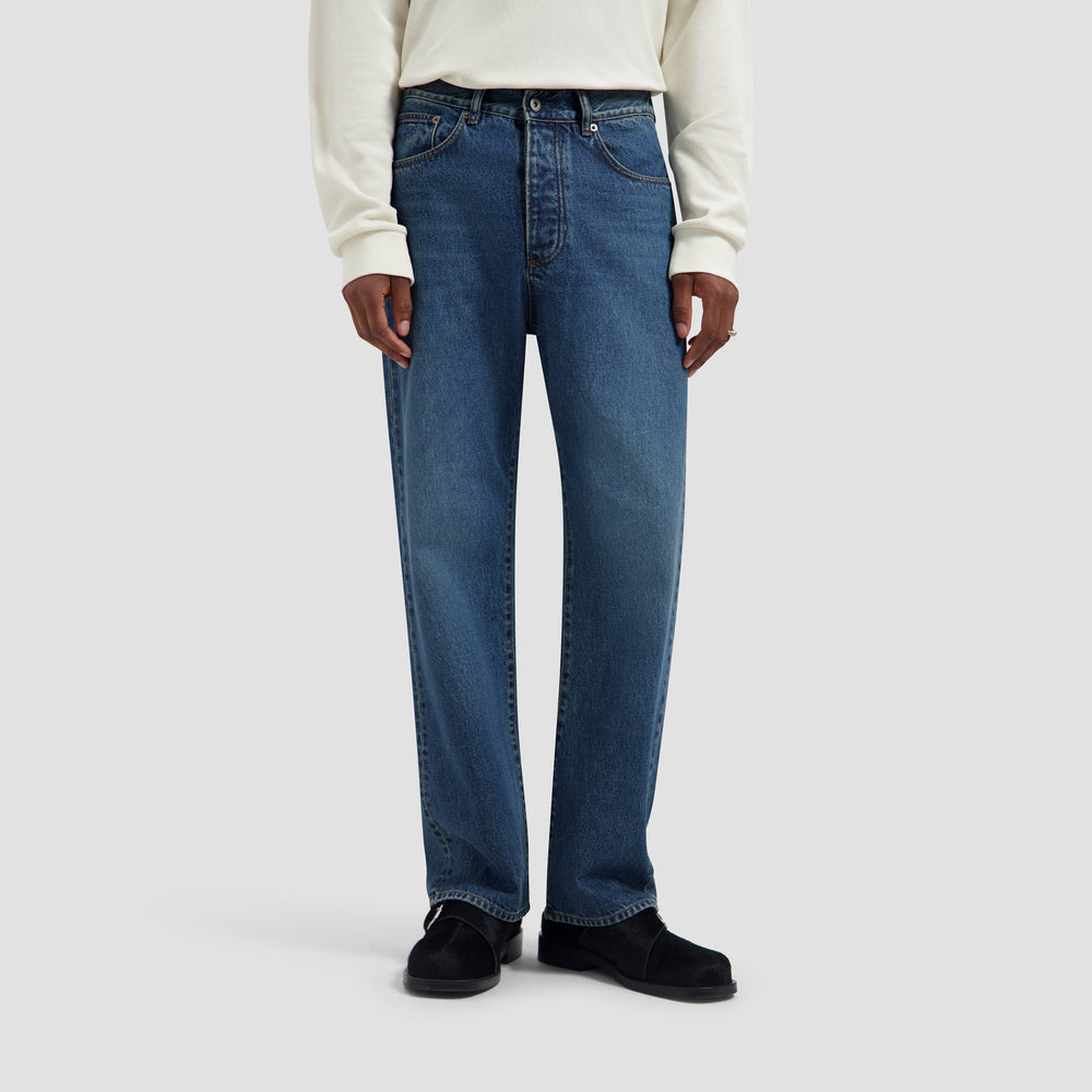 Regular Denim Pant - Mid Blue