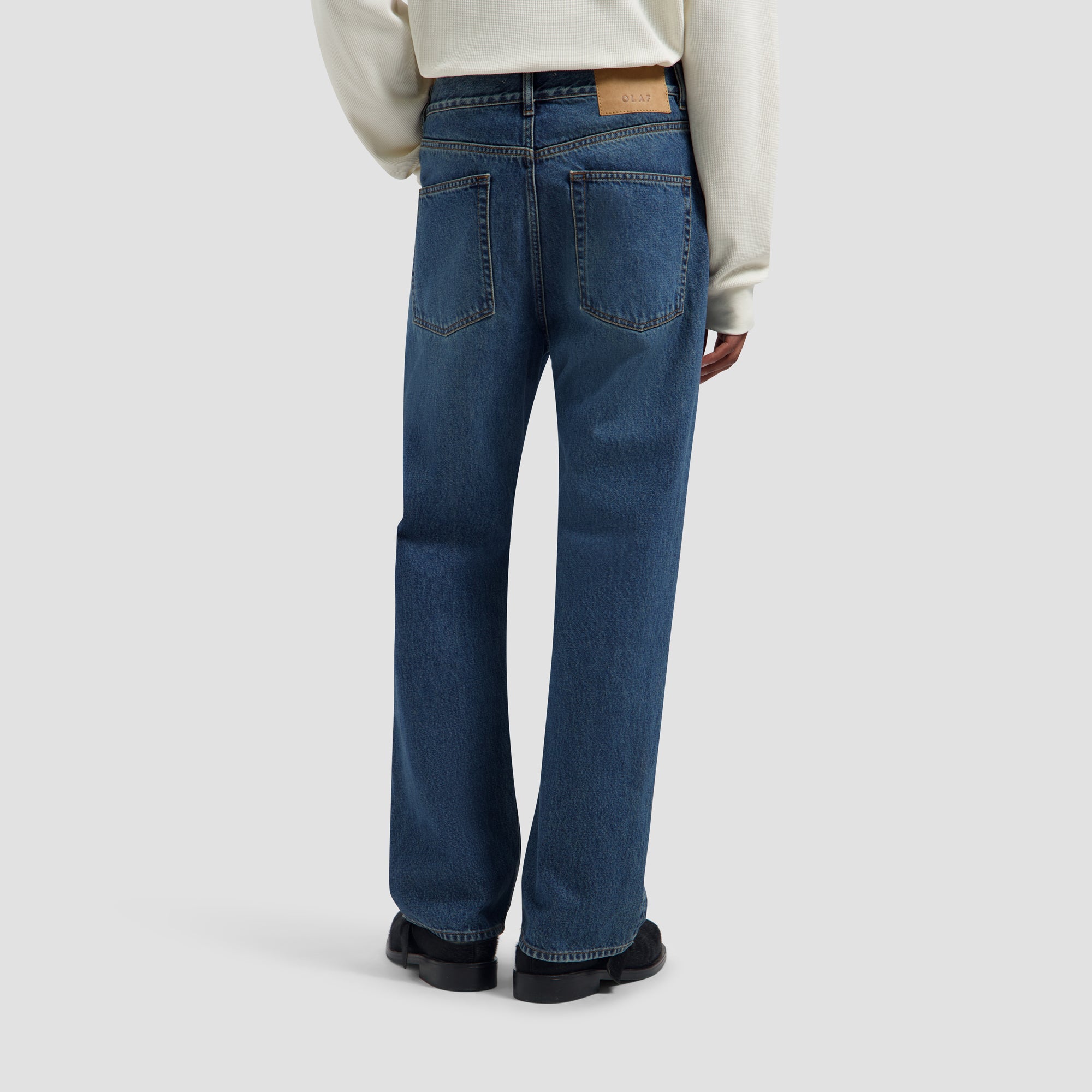 Regular Denim Pant - Mid Blue