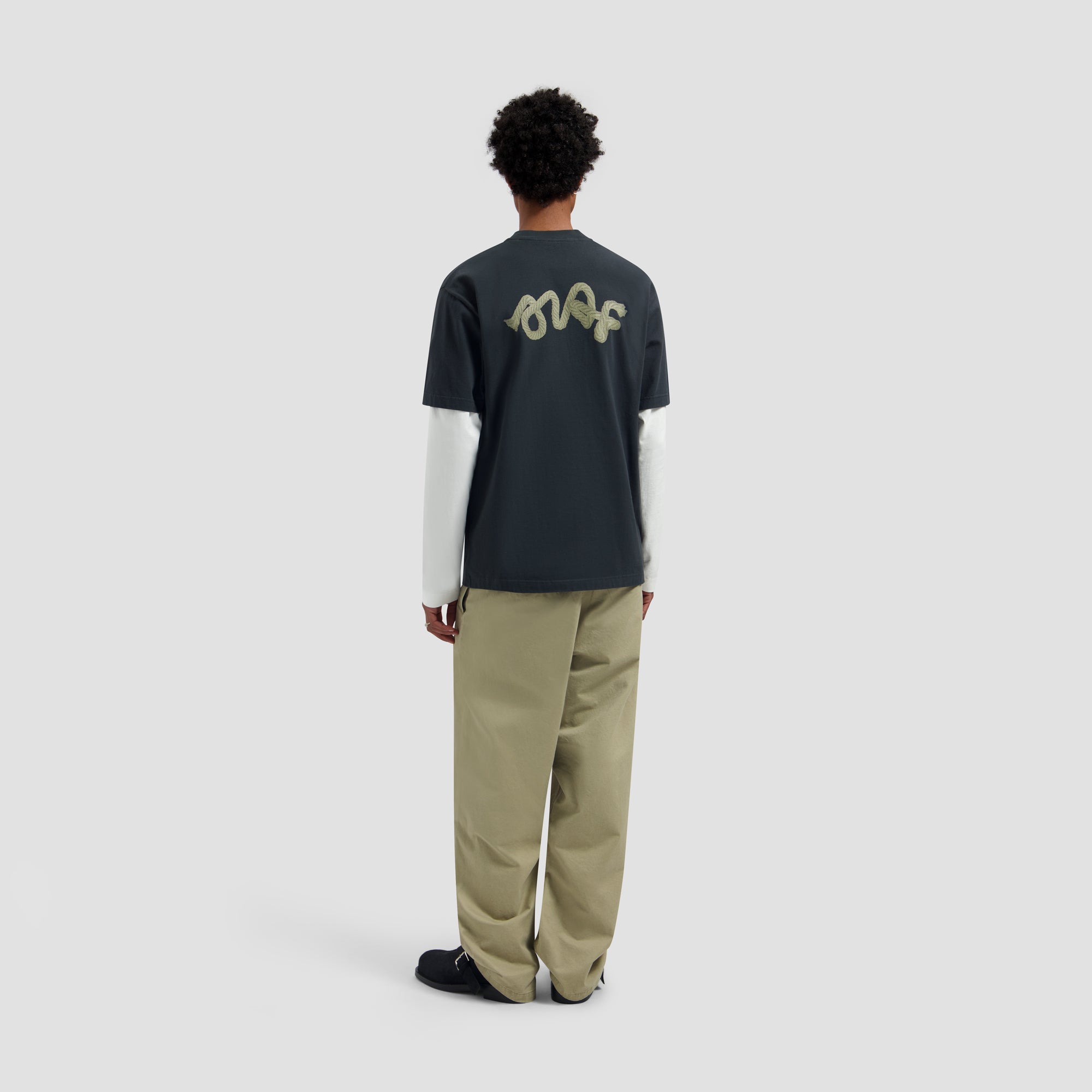 Lasso Signature Tee - Charcoal